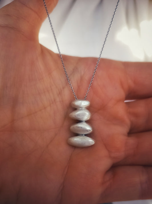 Balance silver pendant