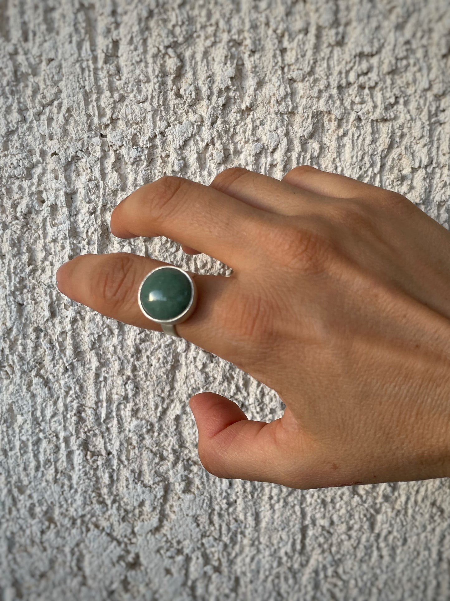 Gema II silver ring