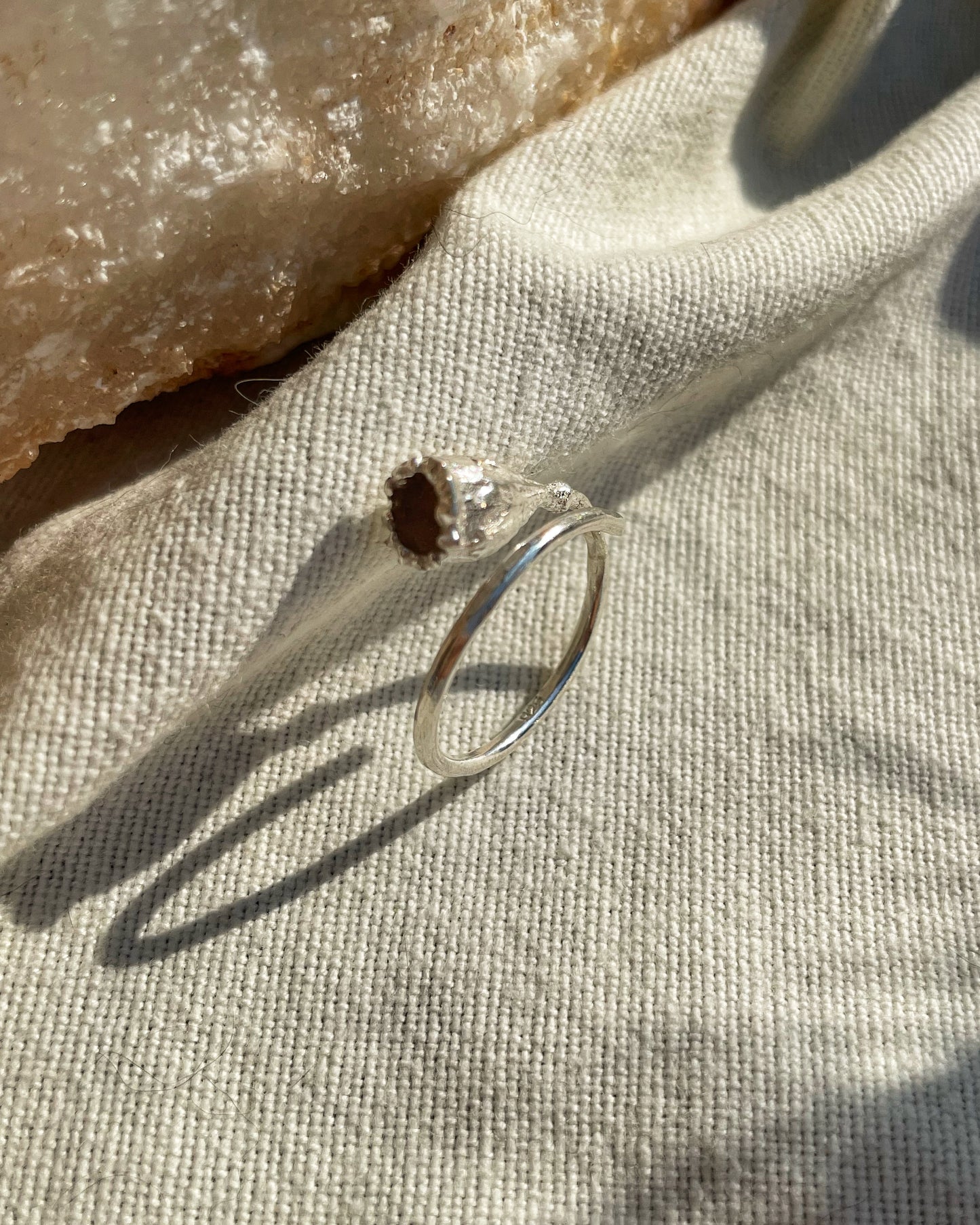 Poppy seed ring