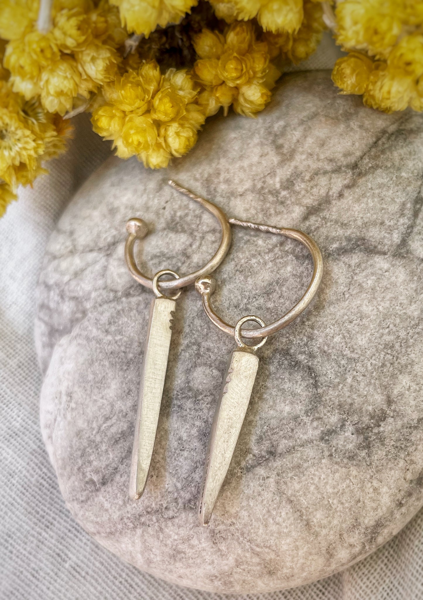 Indian silver earrings