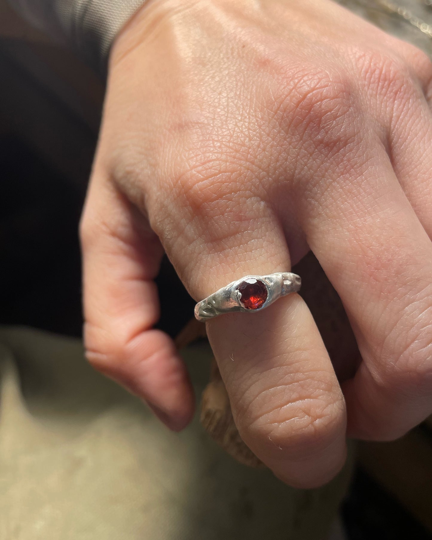 Raw beauty ring