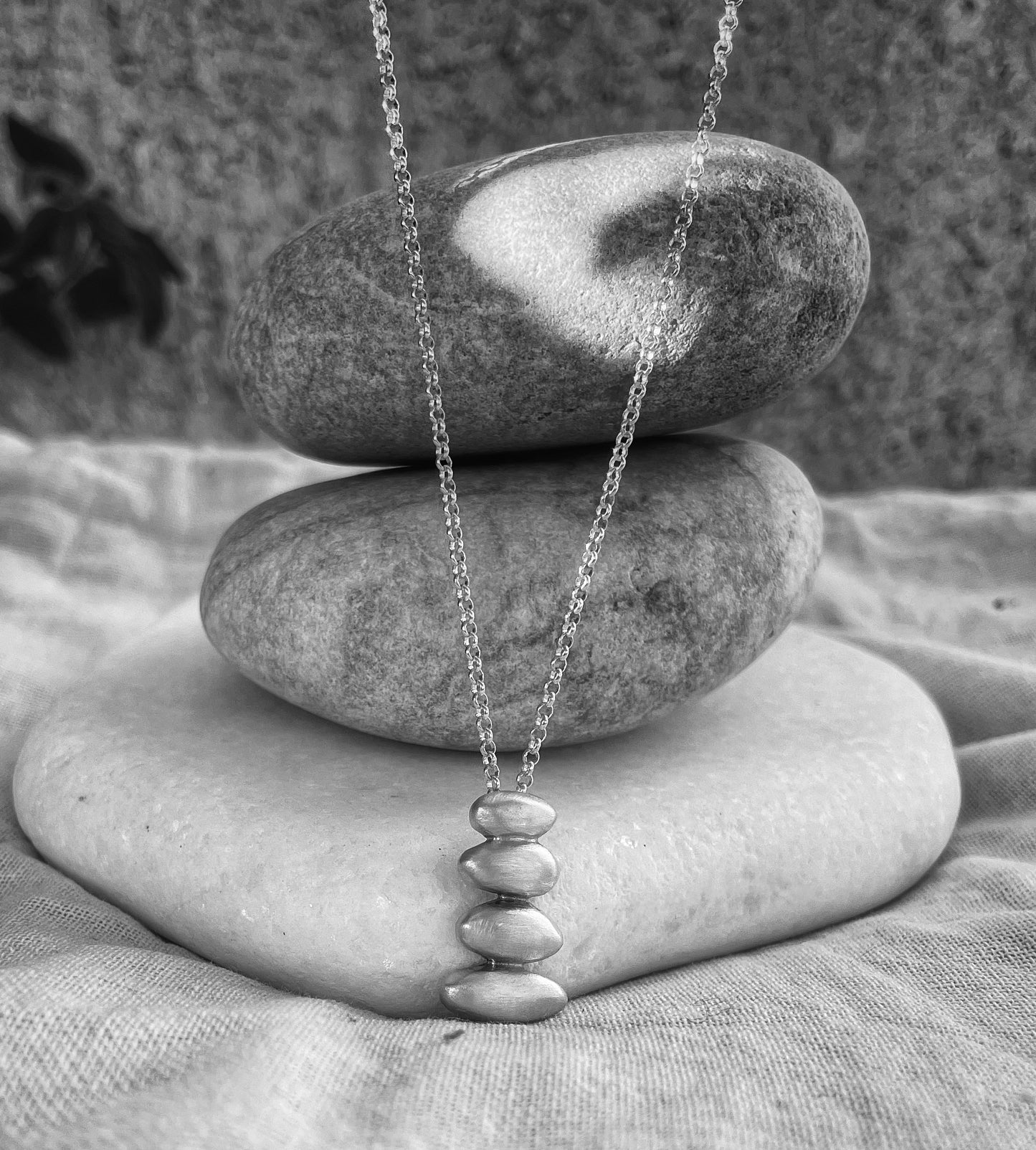 Balance silver pendant