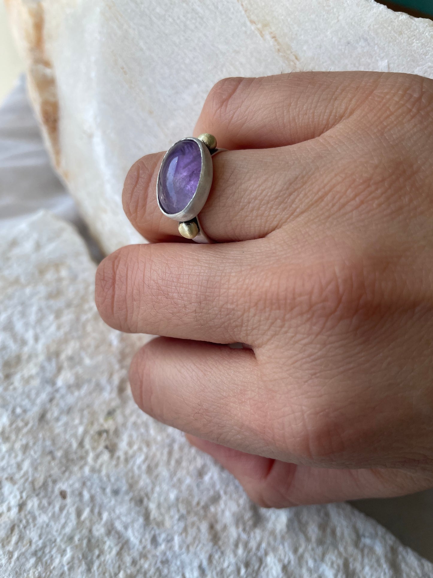 Purple love ring