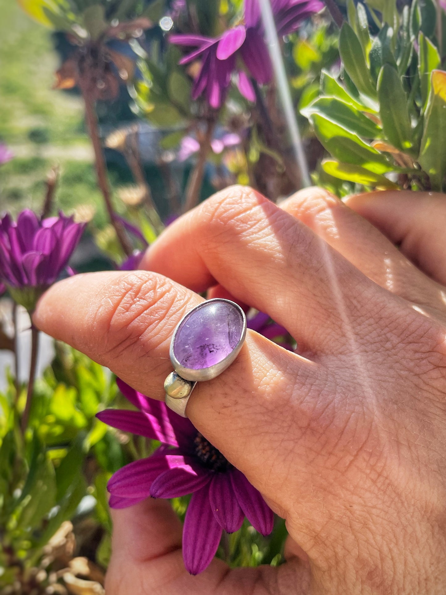 Purple love ring