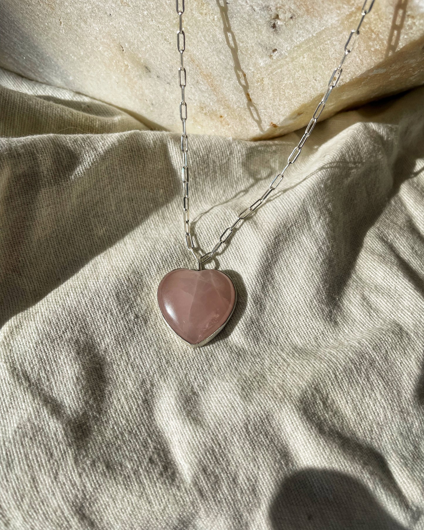 Rose heart pendant