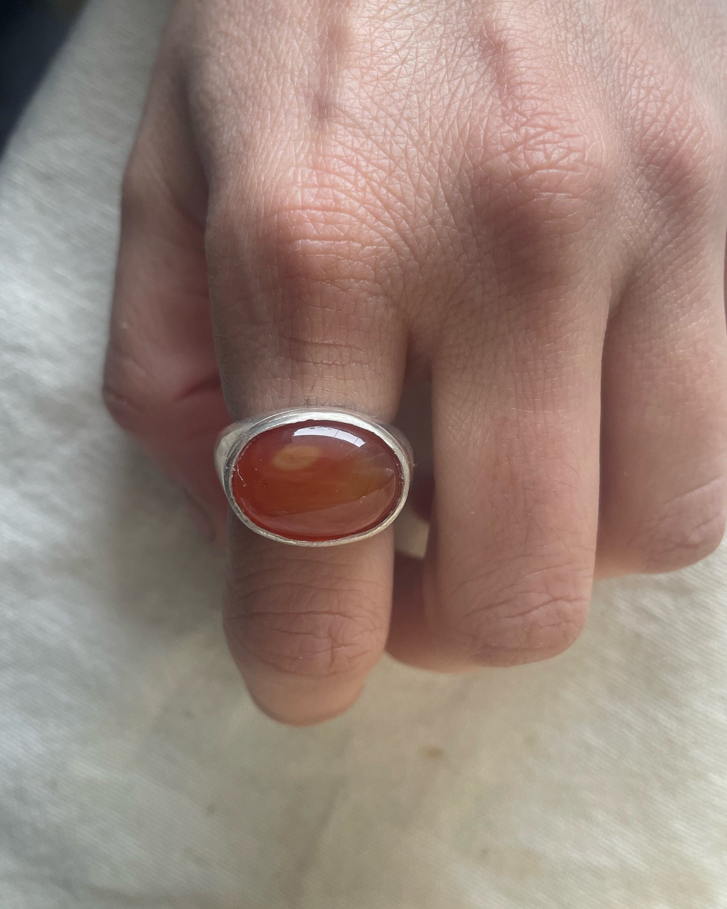 Carnelian ring