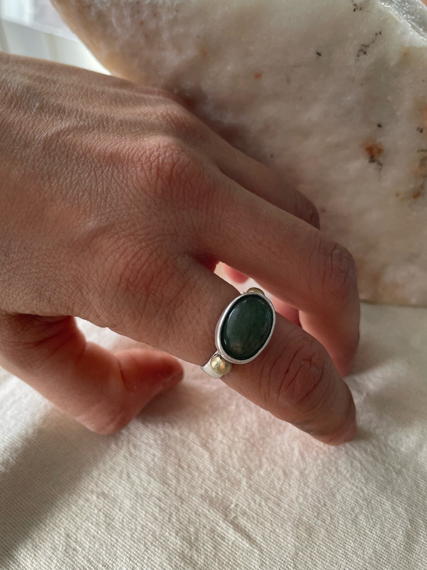 Green love ring