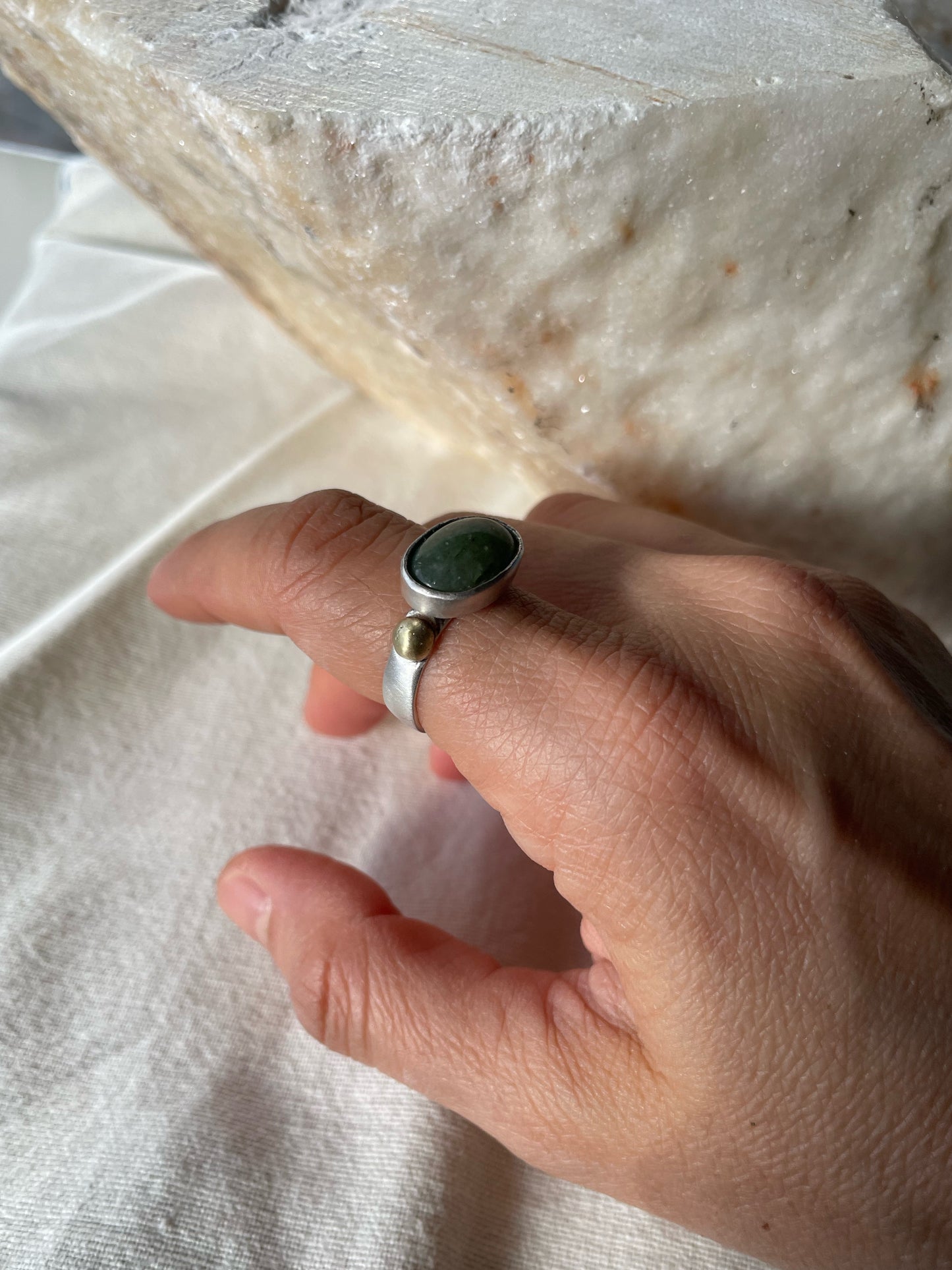 Green love ring