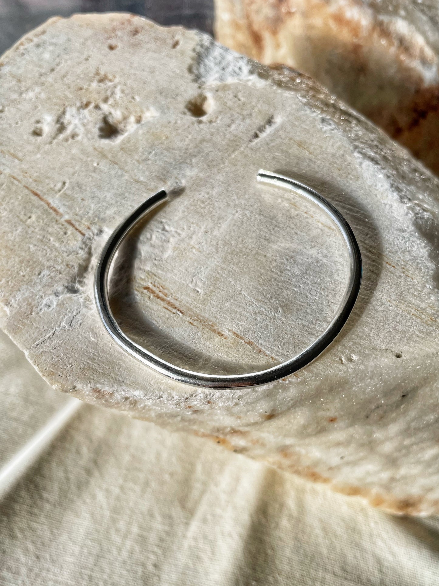 Minimal Open Cuff Bracelet