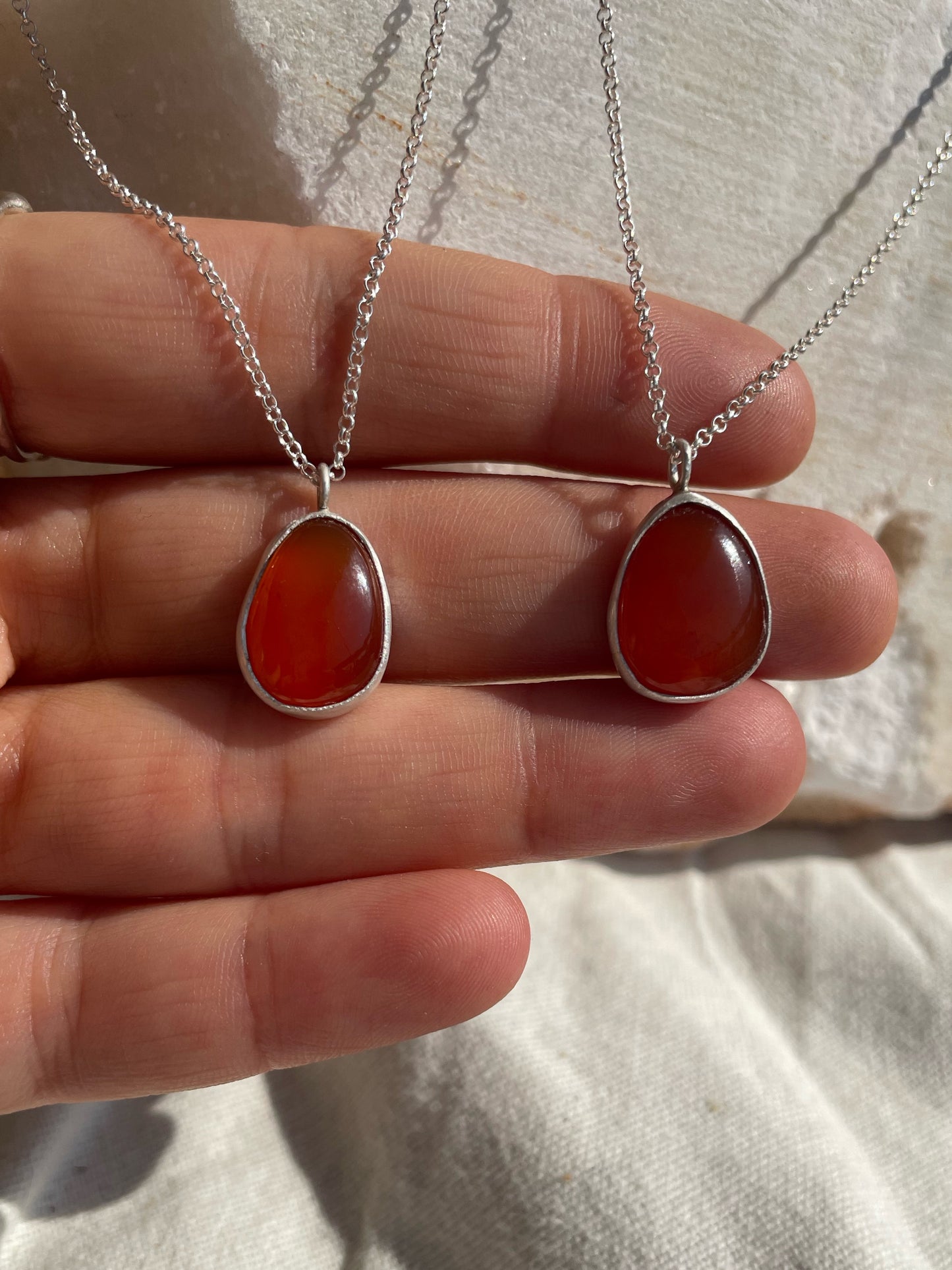 Red Selene pendant