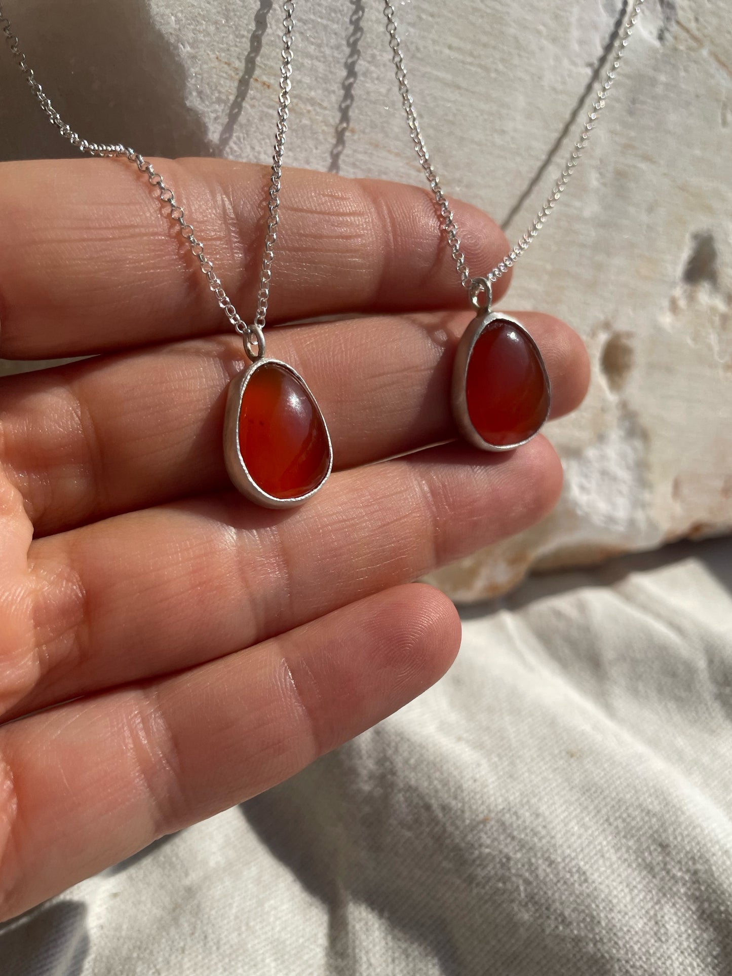 Red Selene pendant