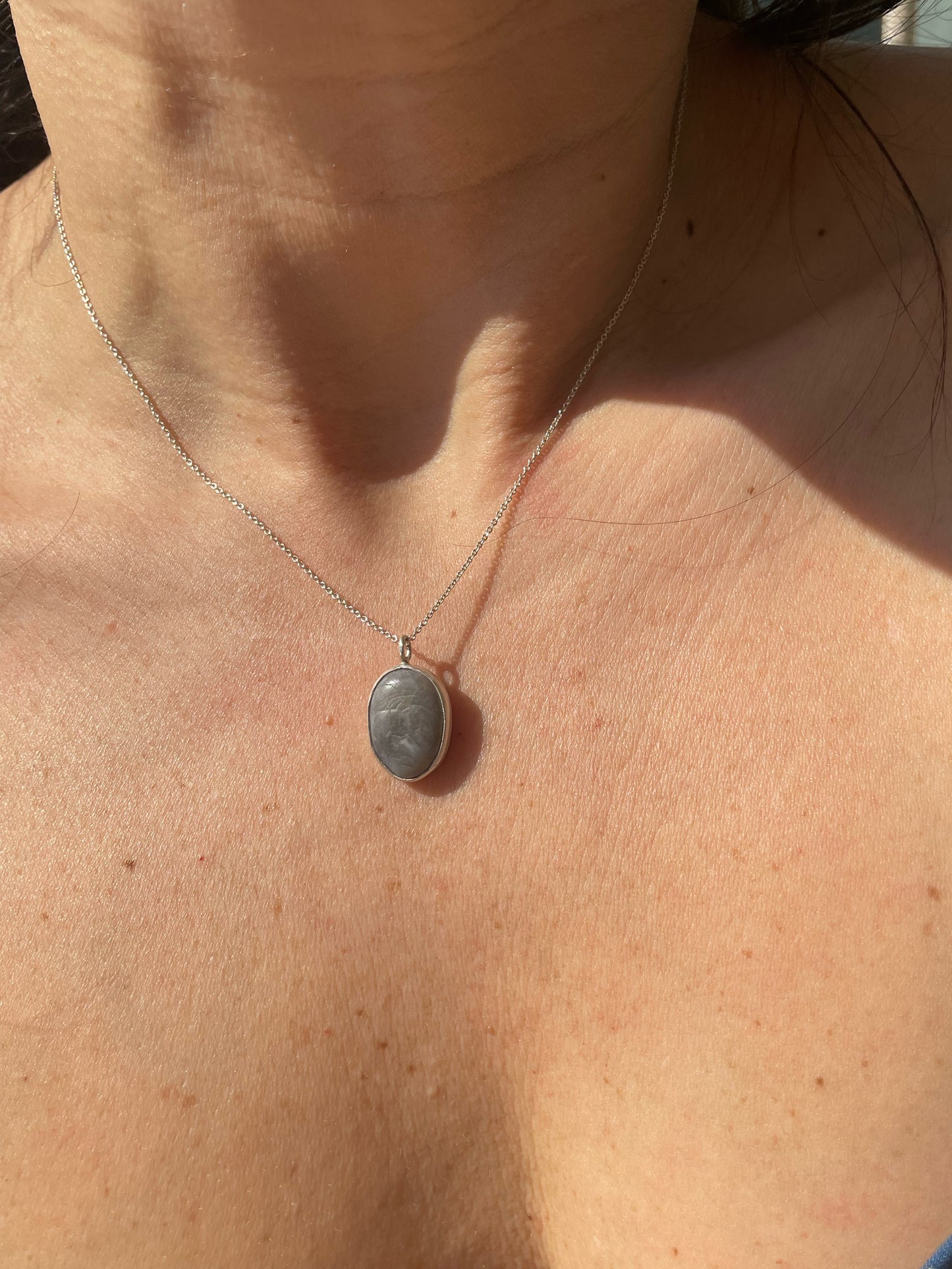Aelia Pebble Pendant