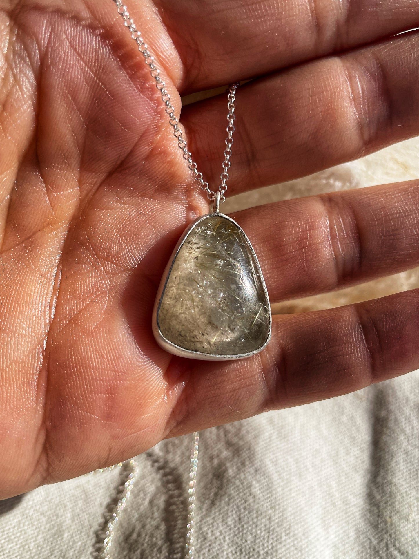 Golden Thread Pendant