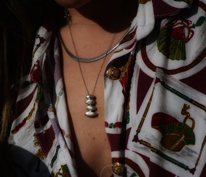 Balance silver pendant