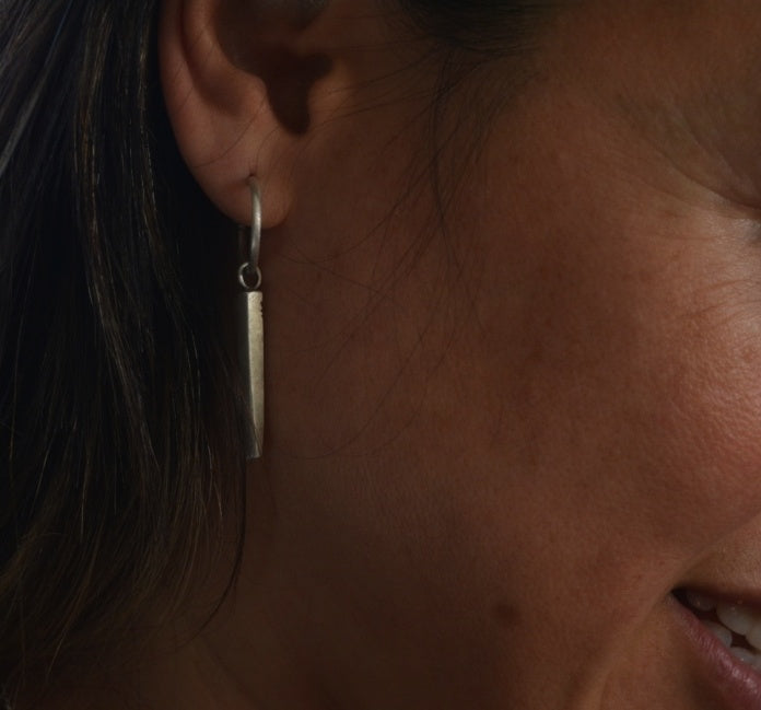 Indian silver earrings