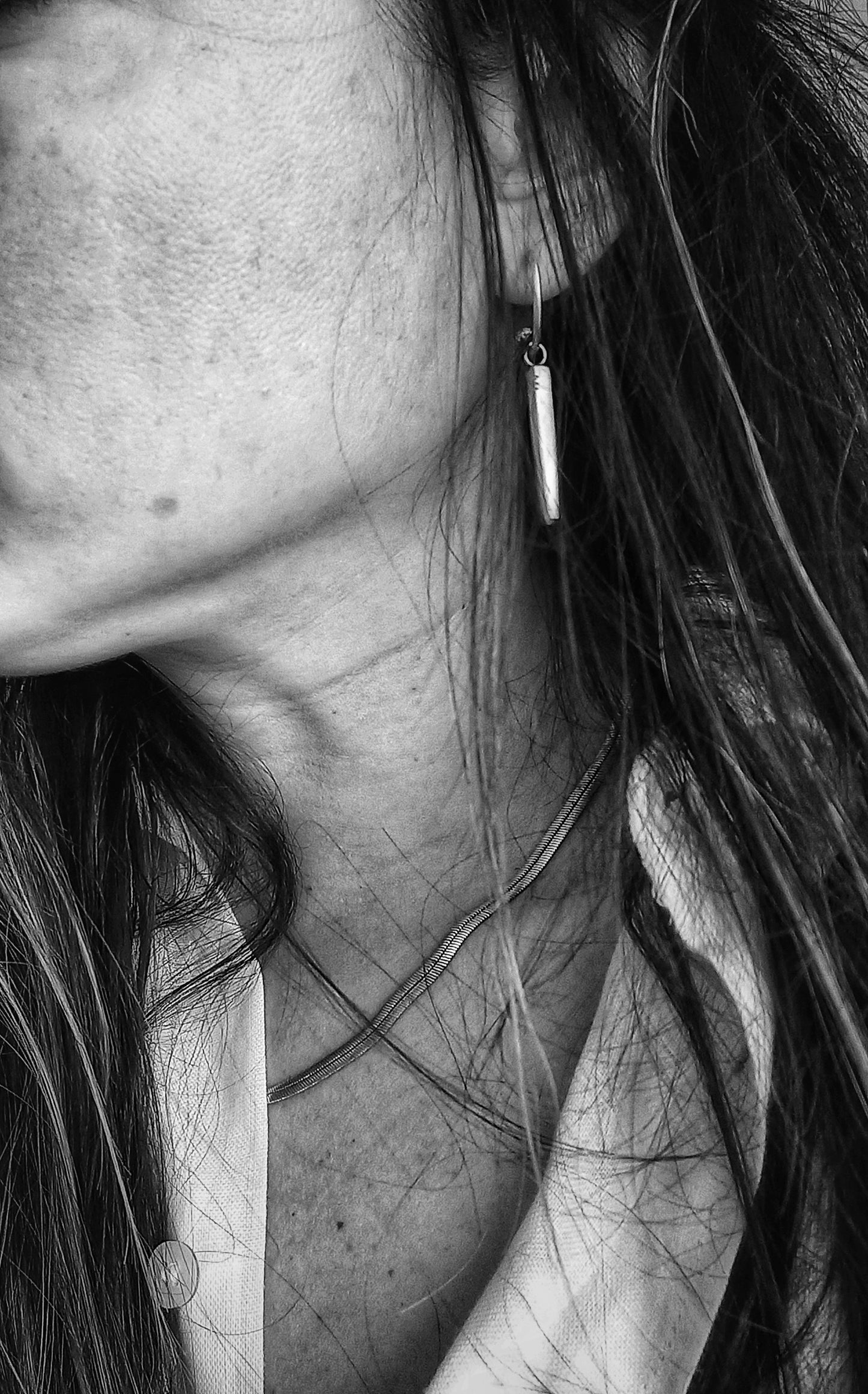 Indian silver earrings