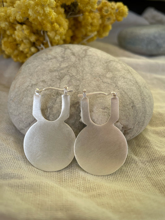 Eva silver earrings