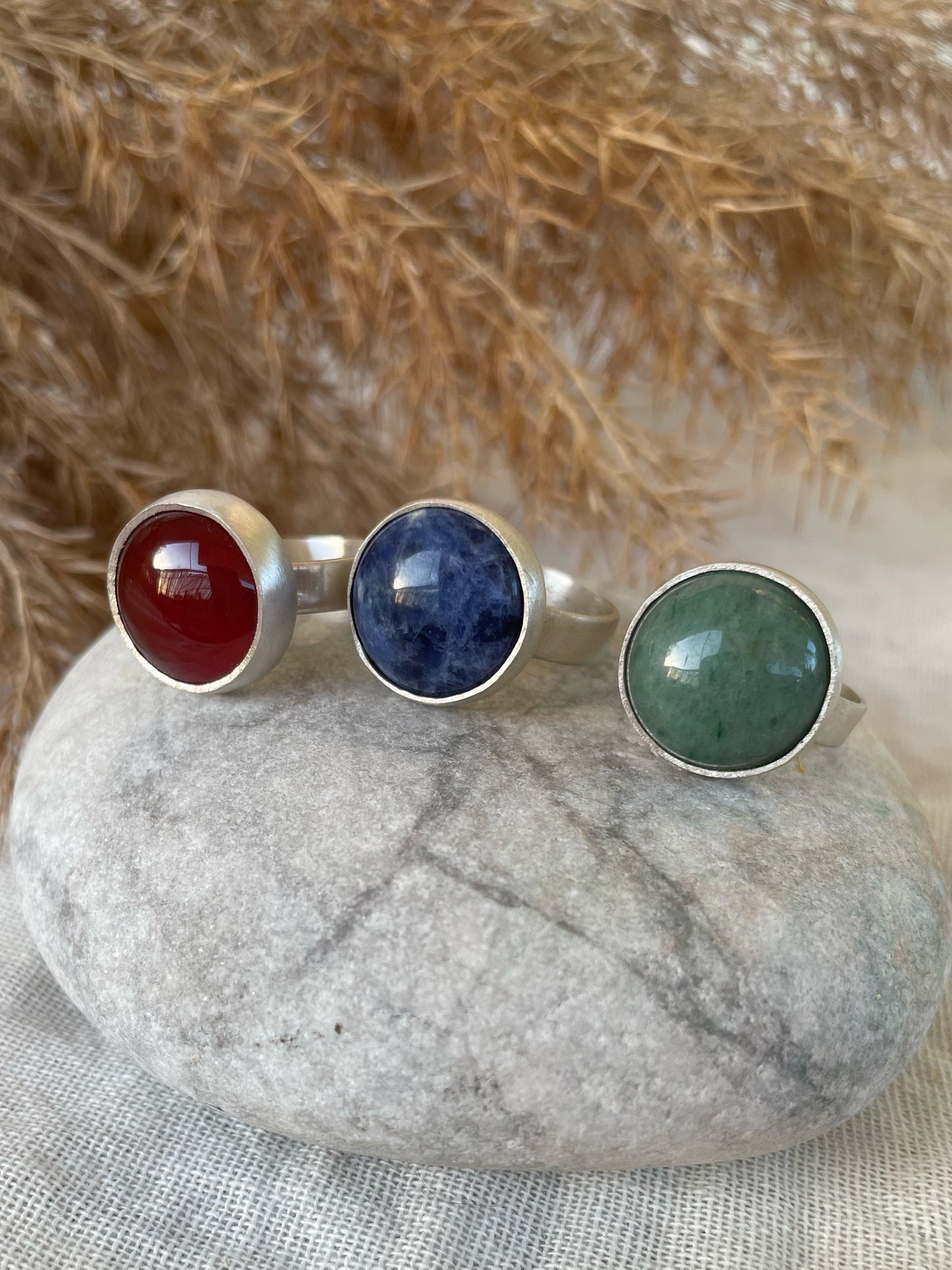 Gema II silver ring