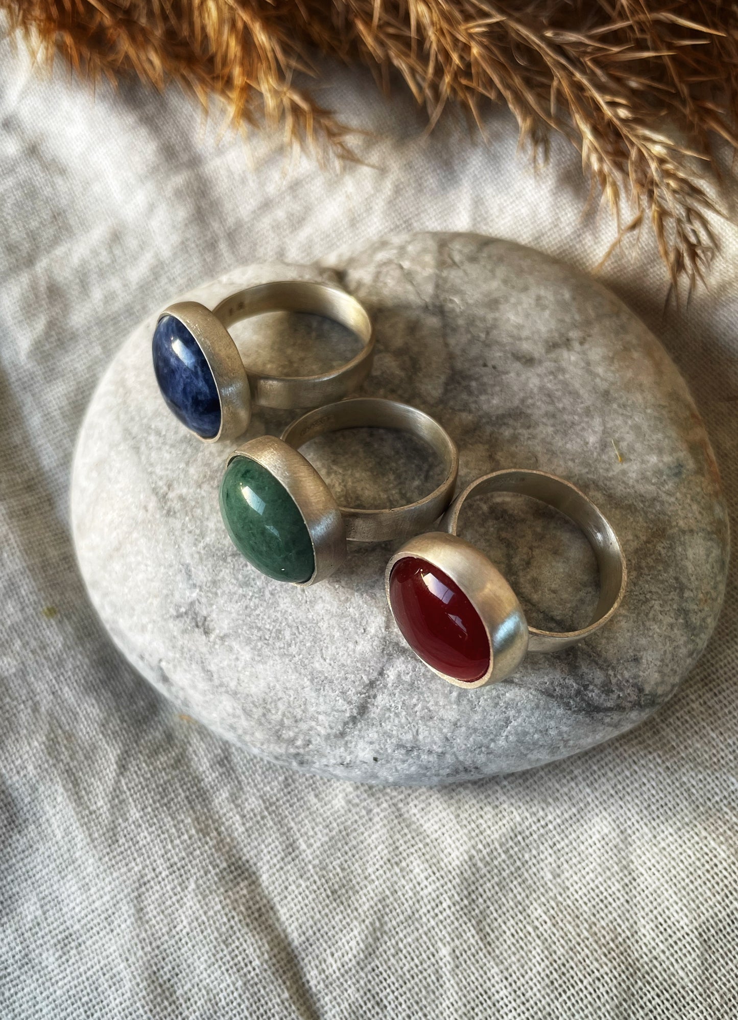 Gema II silver ring