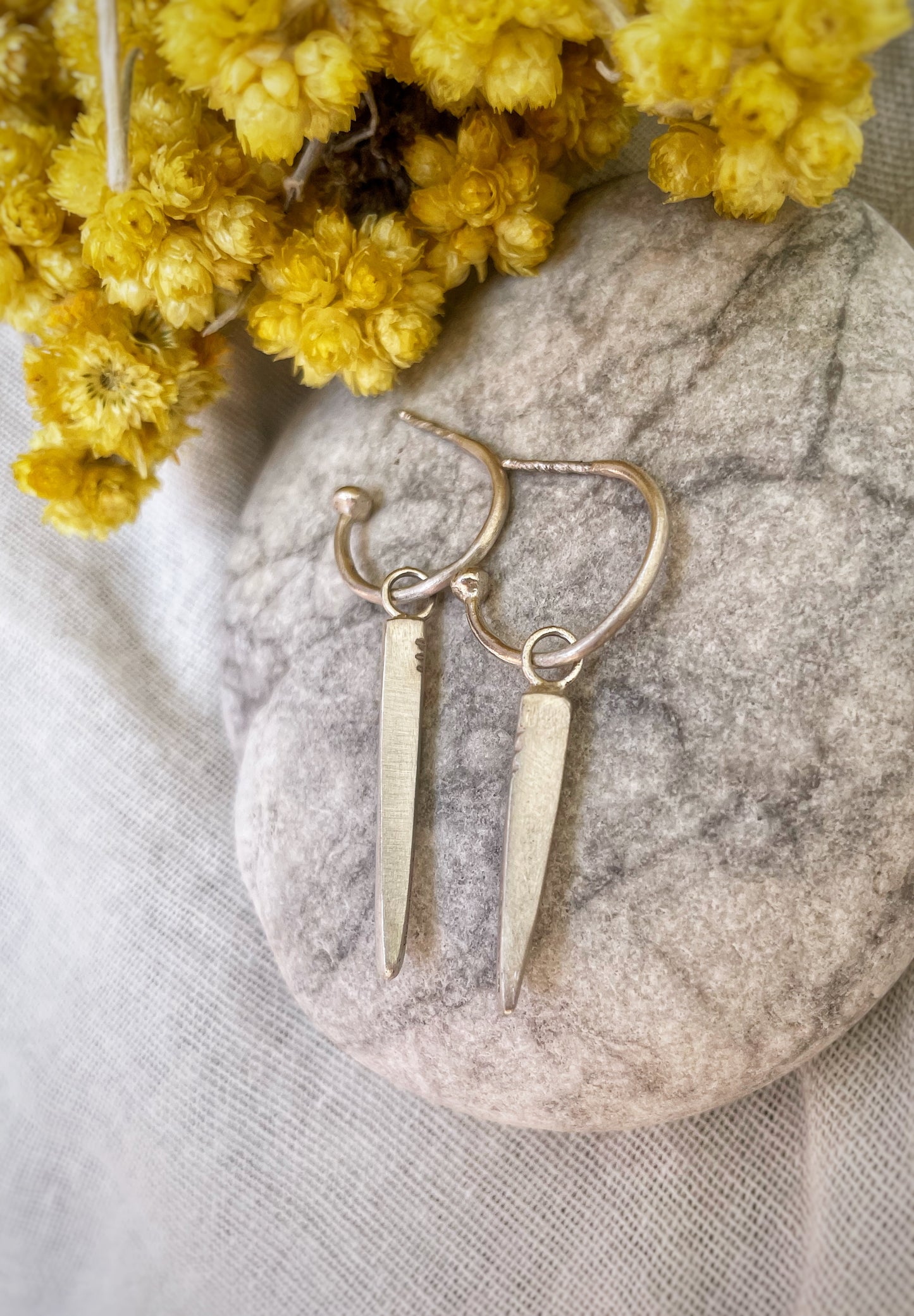 Indian silver earrings