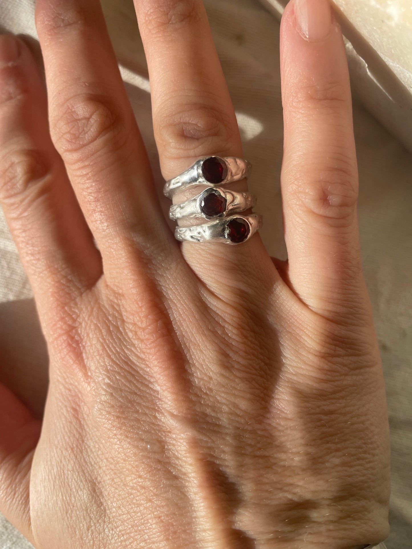 Raw beauty ring