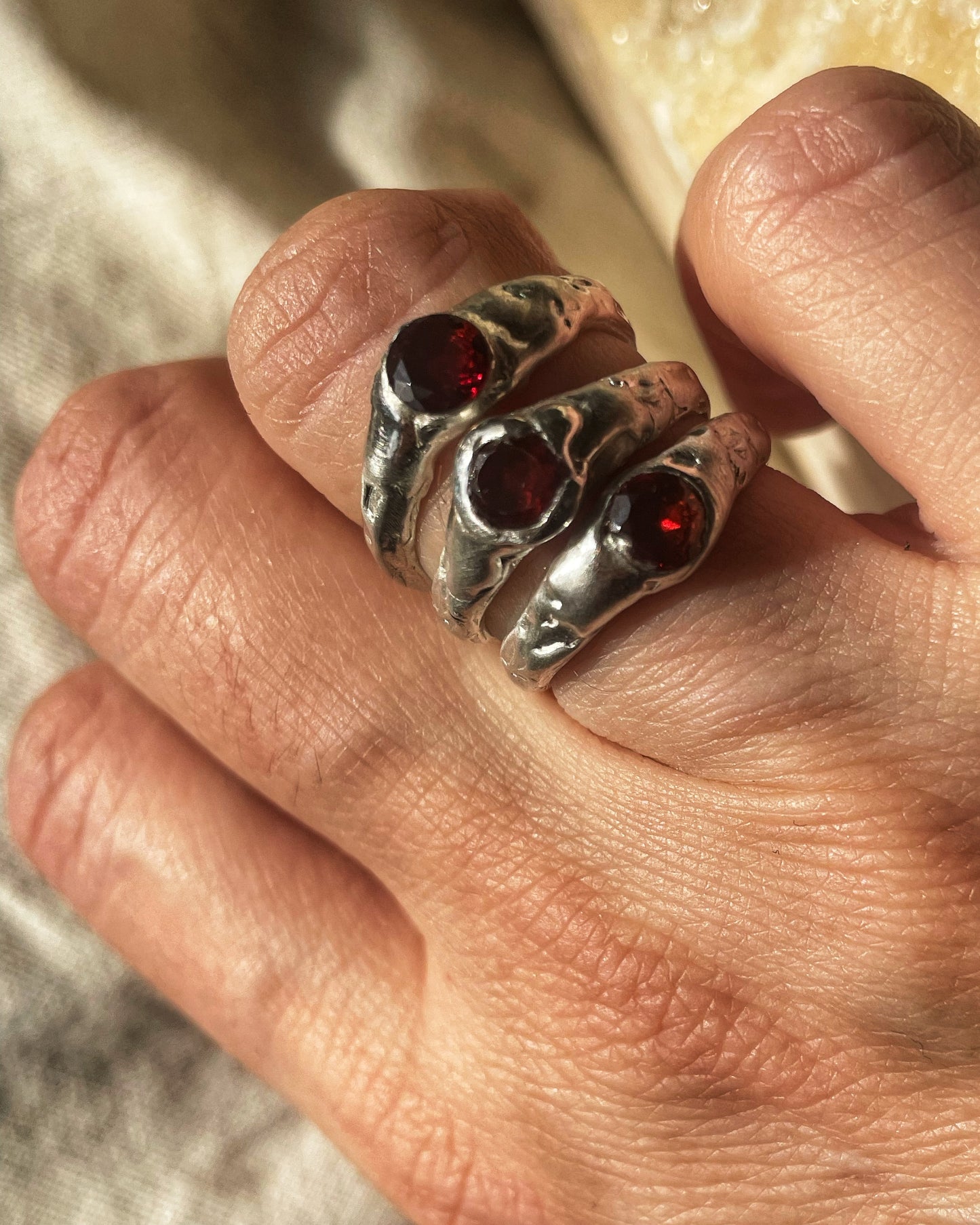 Raw beauty ring