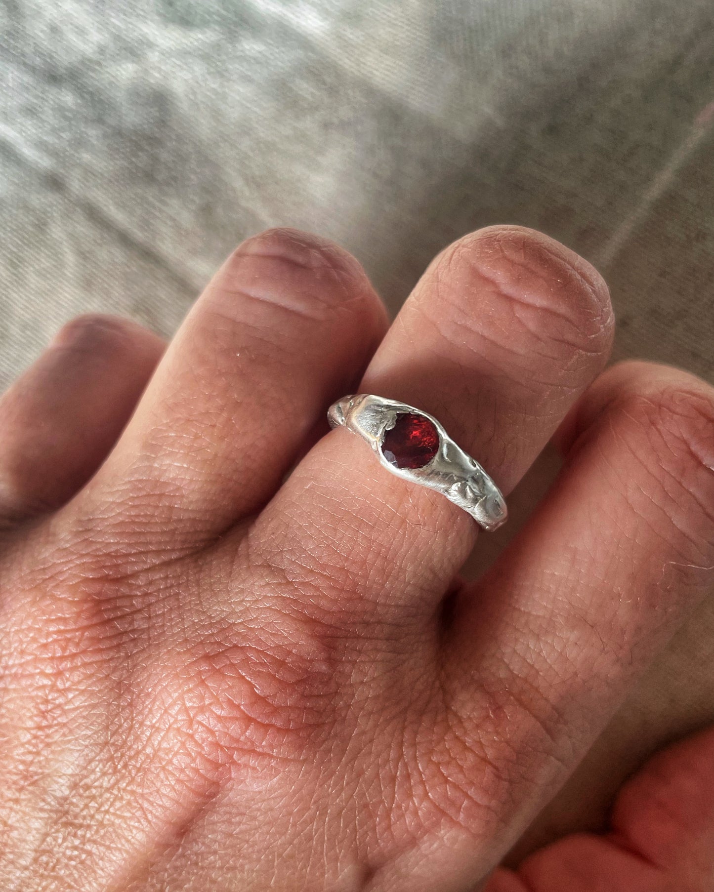 Raw beauty ring