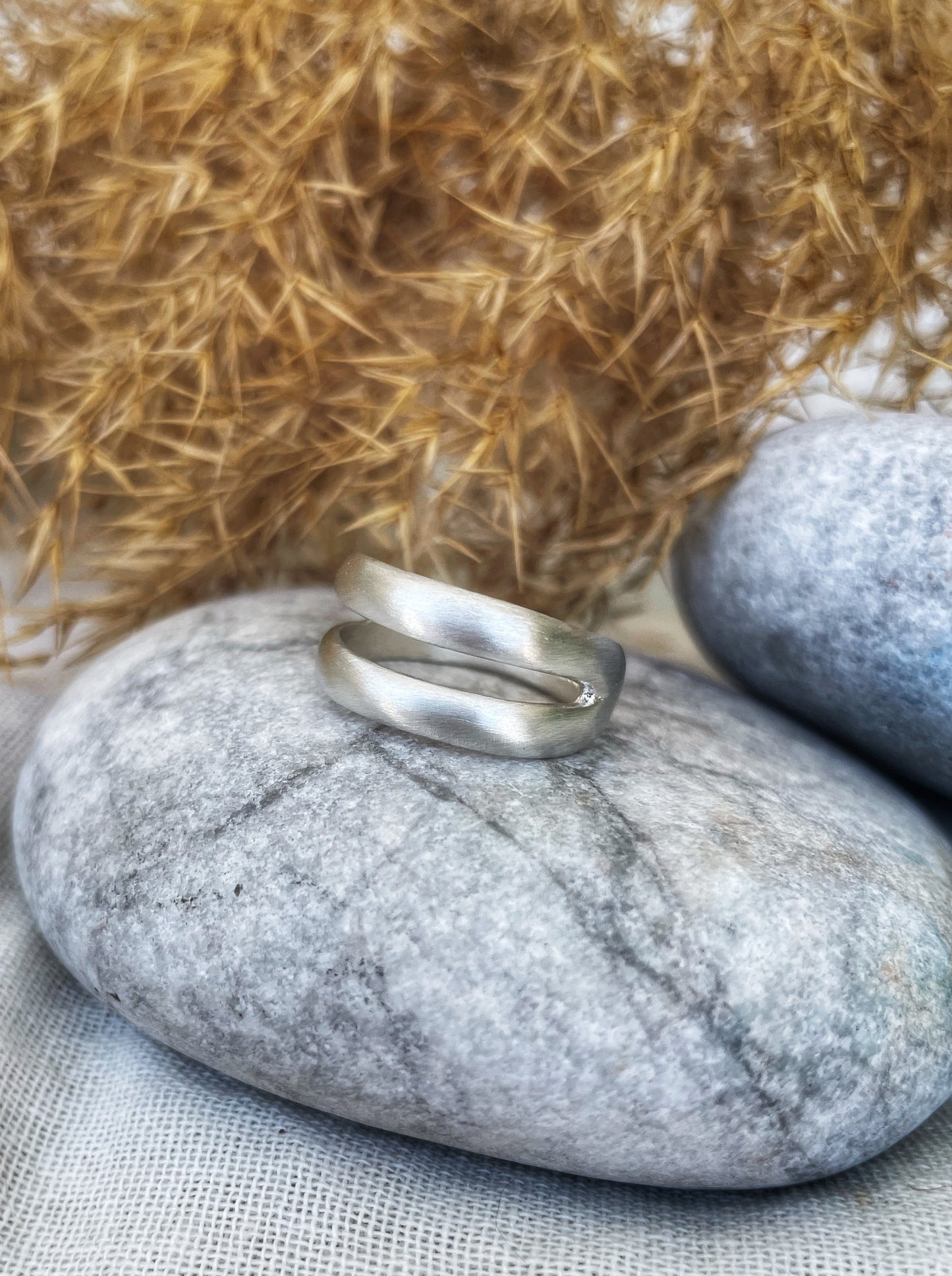 Double silver ring