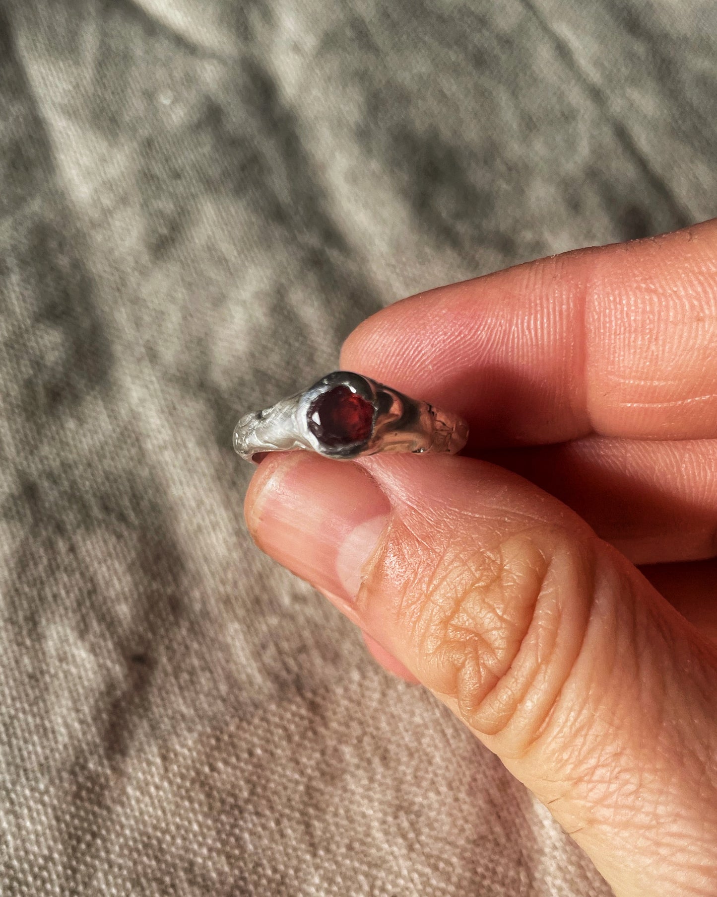 Raw beauty ring