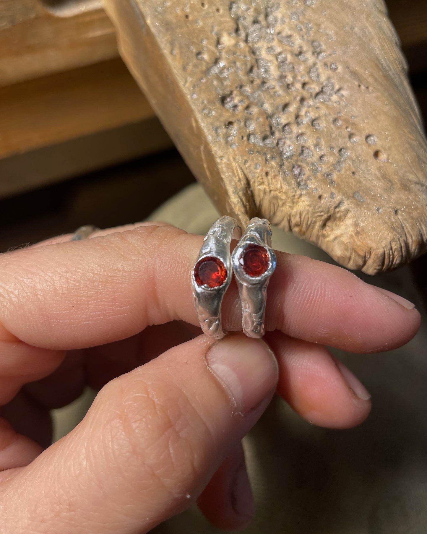 Raw beauty ring