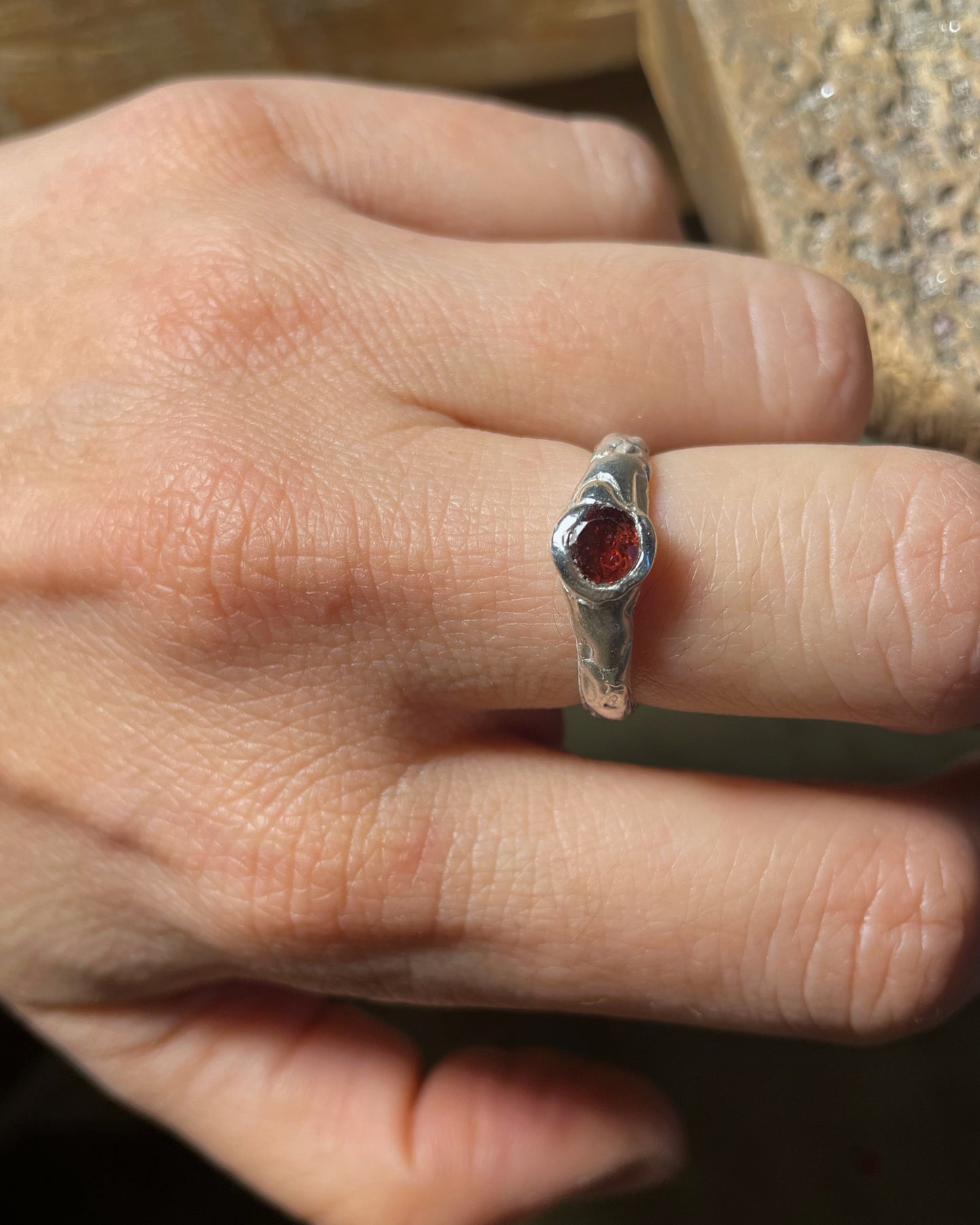 Raw beauty ring