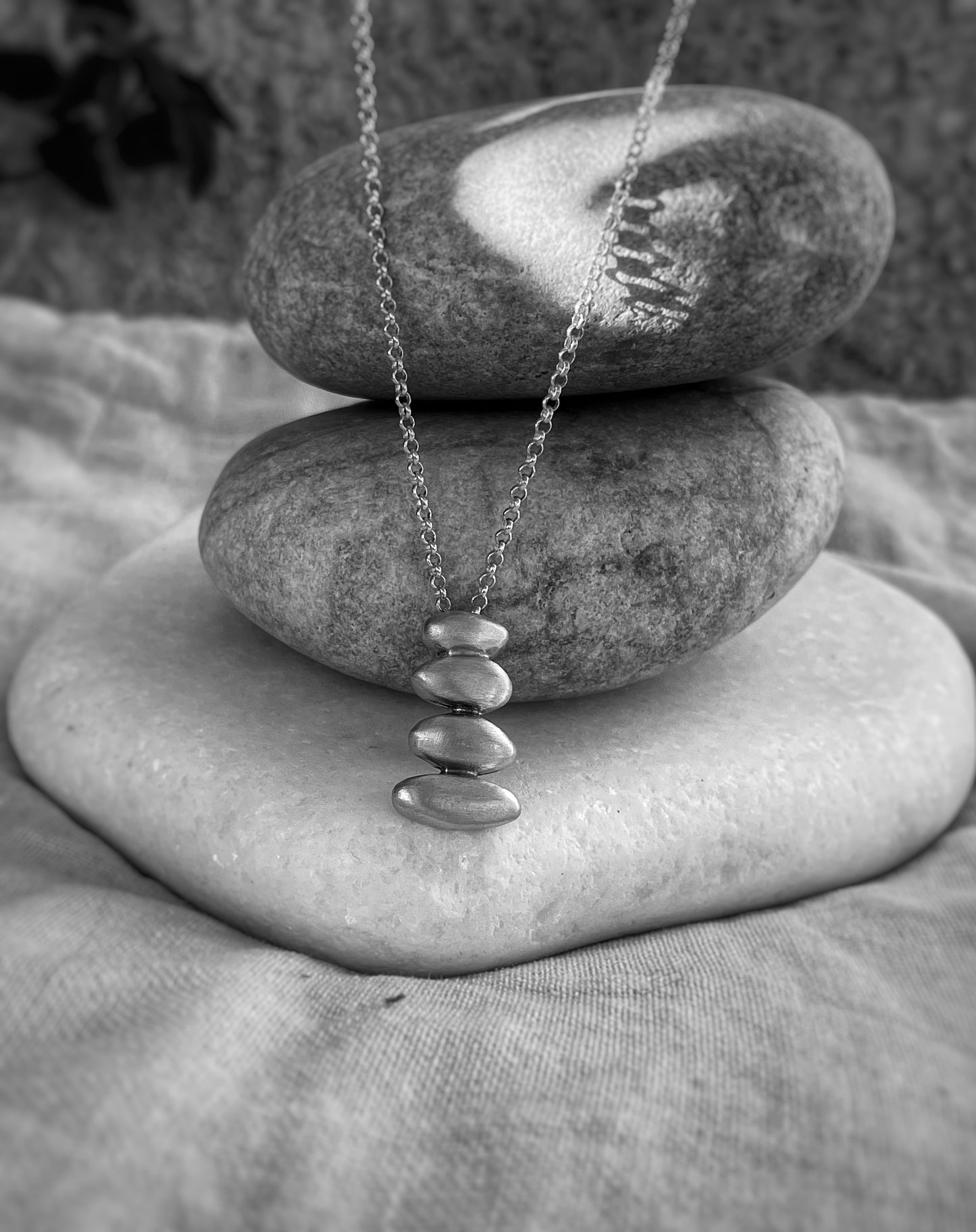 Balance silver pendant