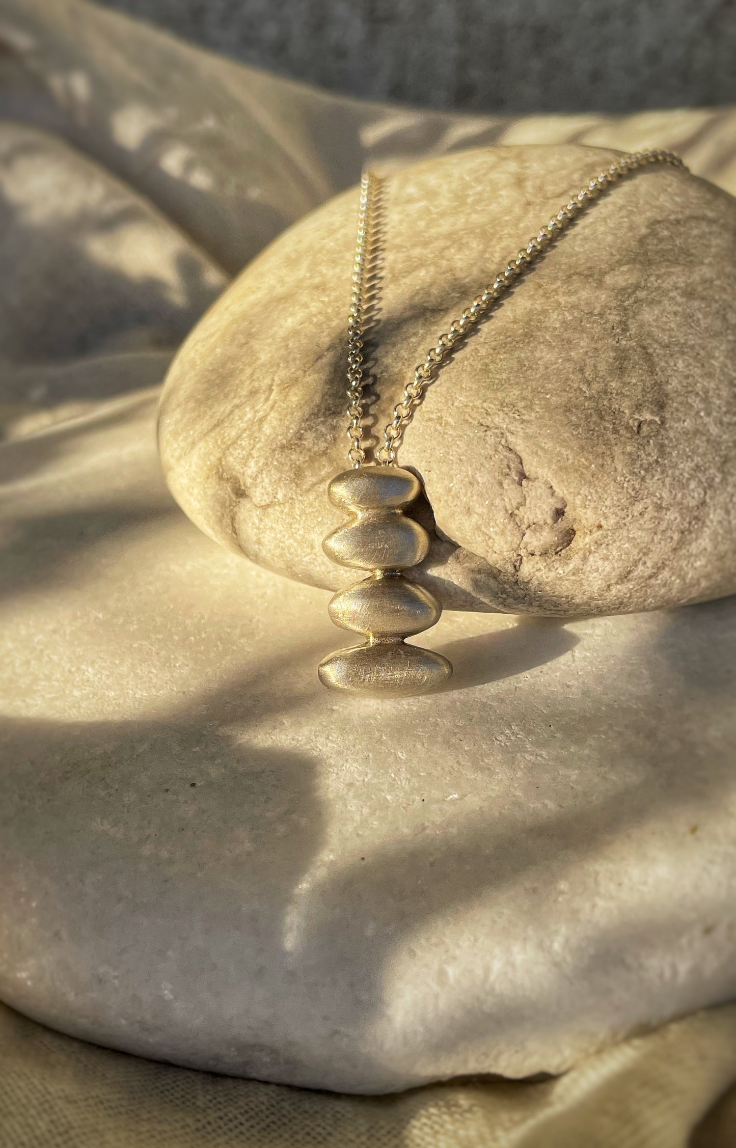 Balance silver pendant