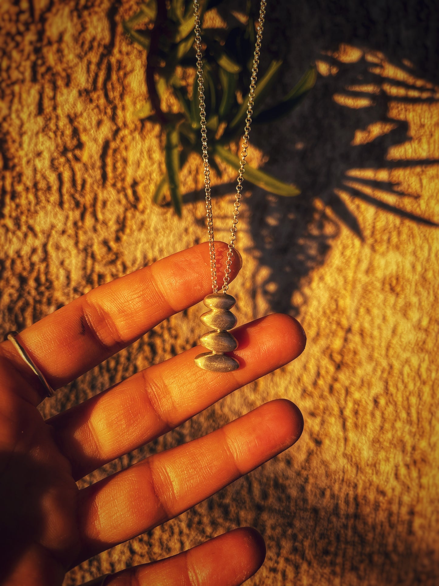 Balance silver pendant