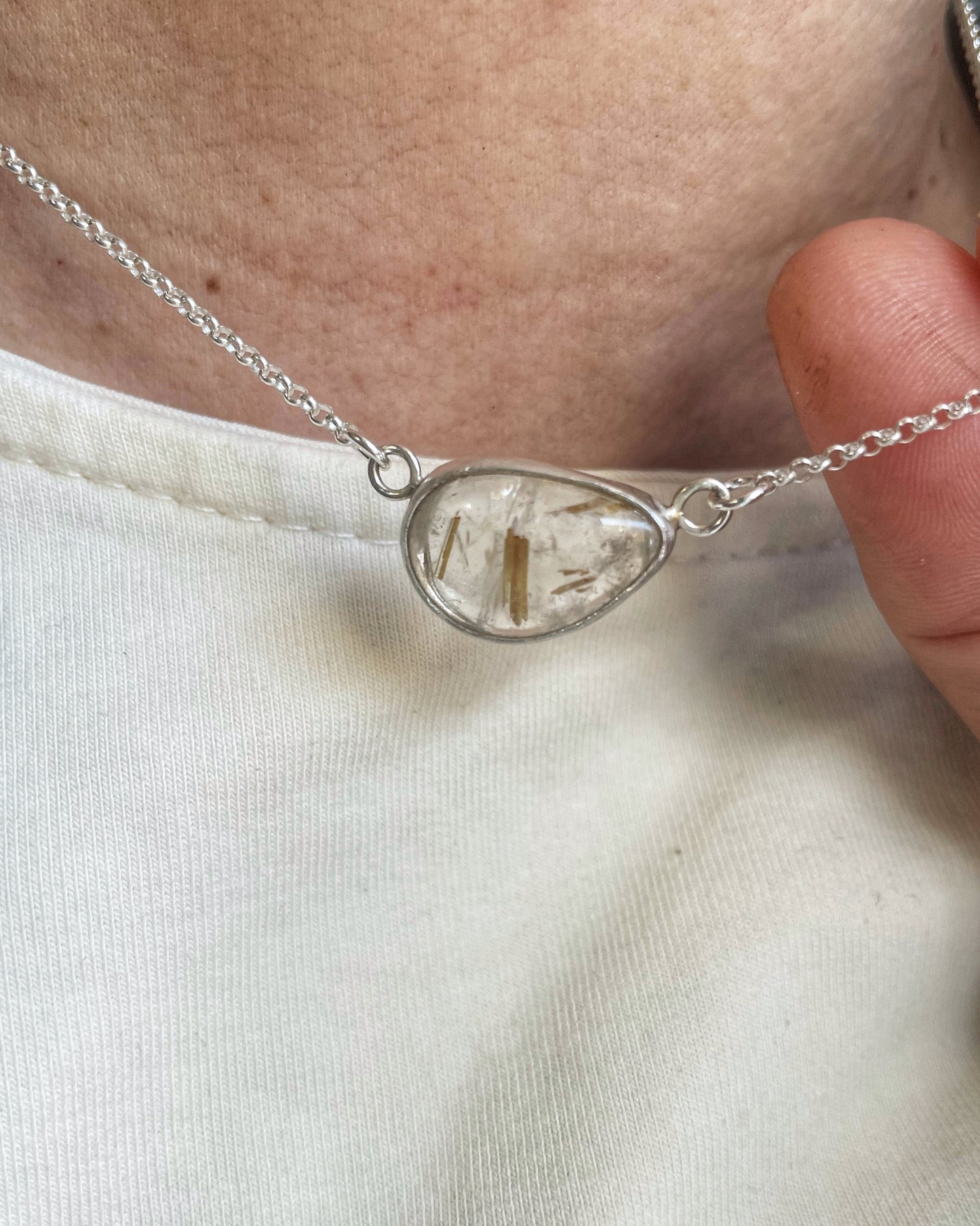 Golden Thread Pendant