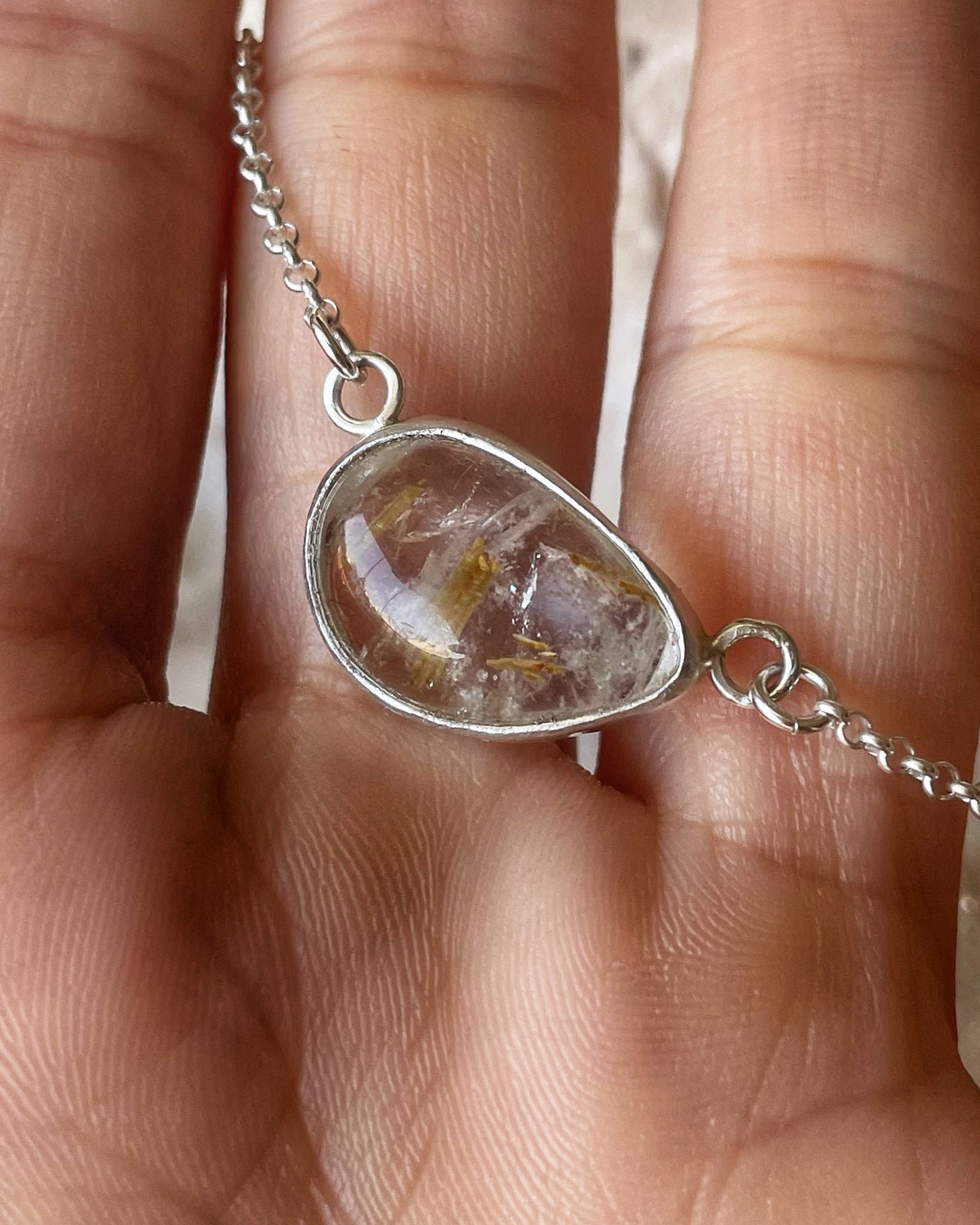 Golden Thread Pendant