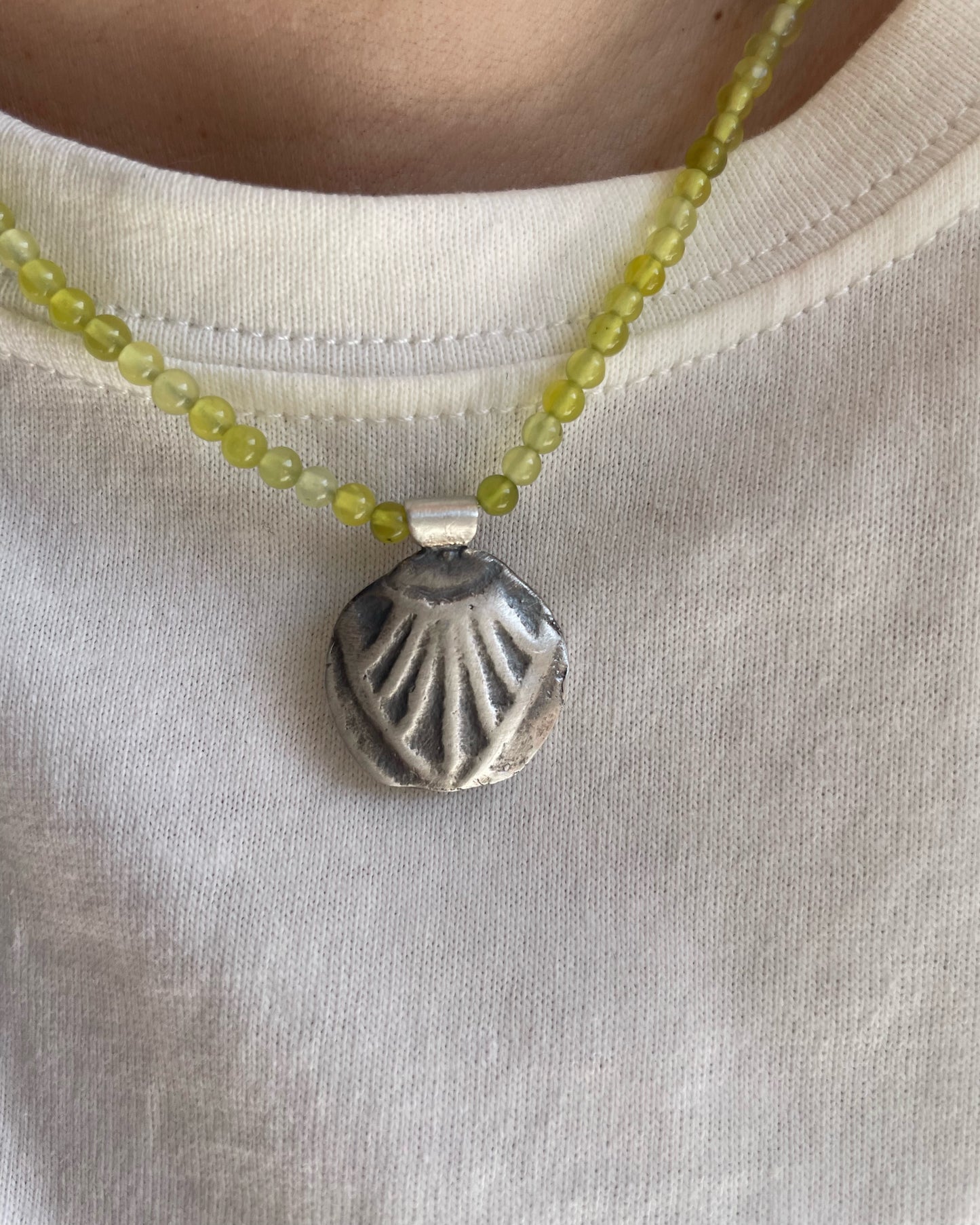 Jade silver Conch