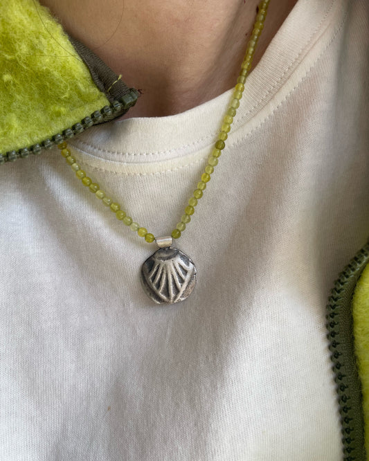 Jade silver Conch