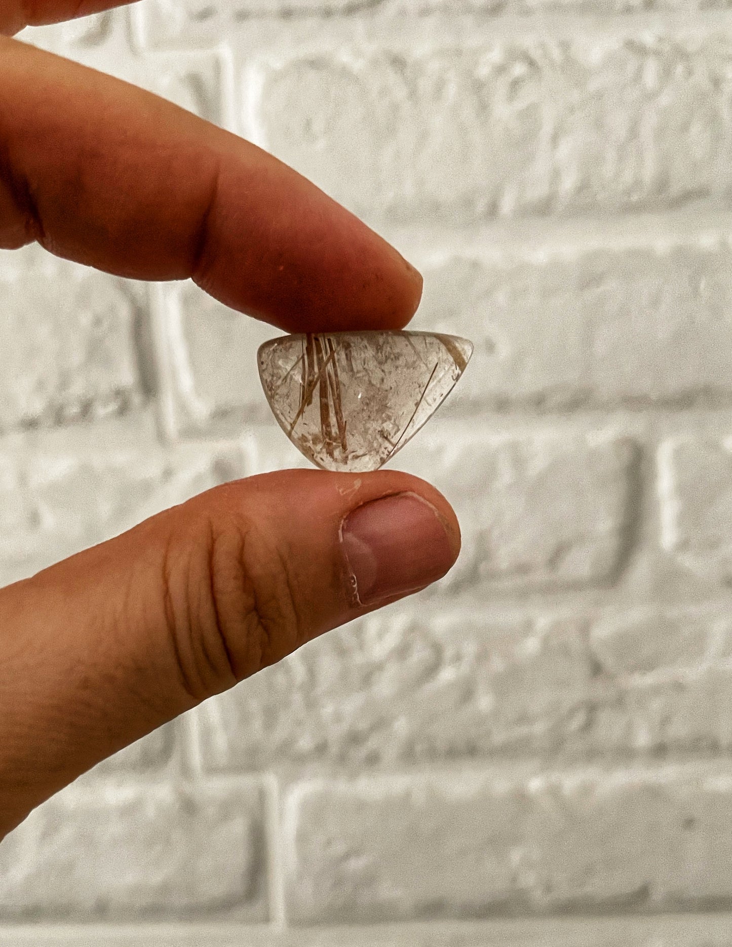Rutilated quartz pendant
