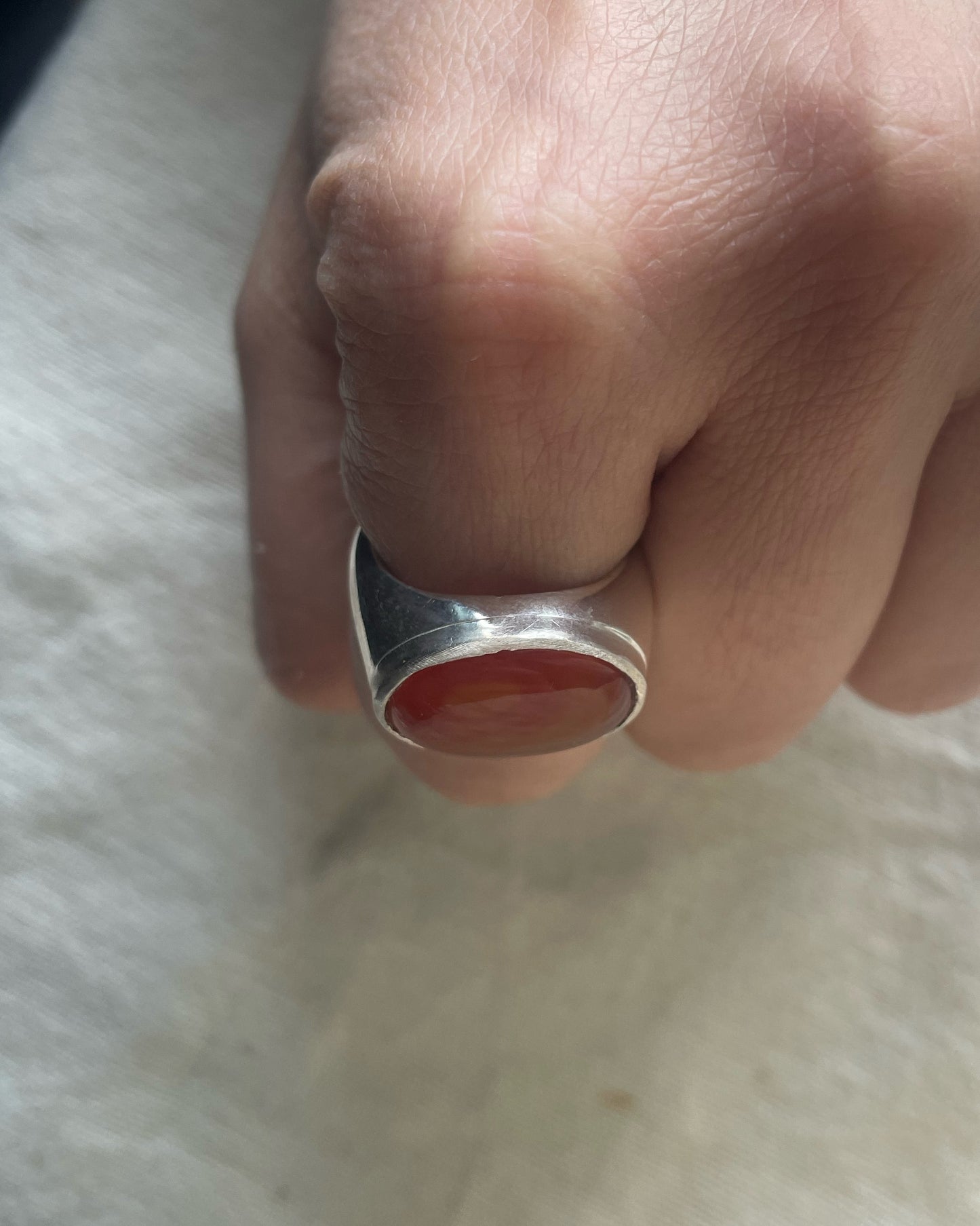 Carnelian ring