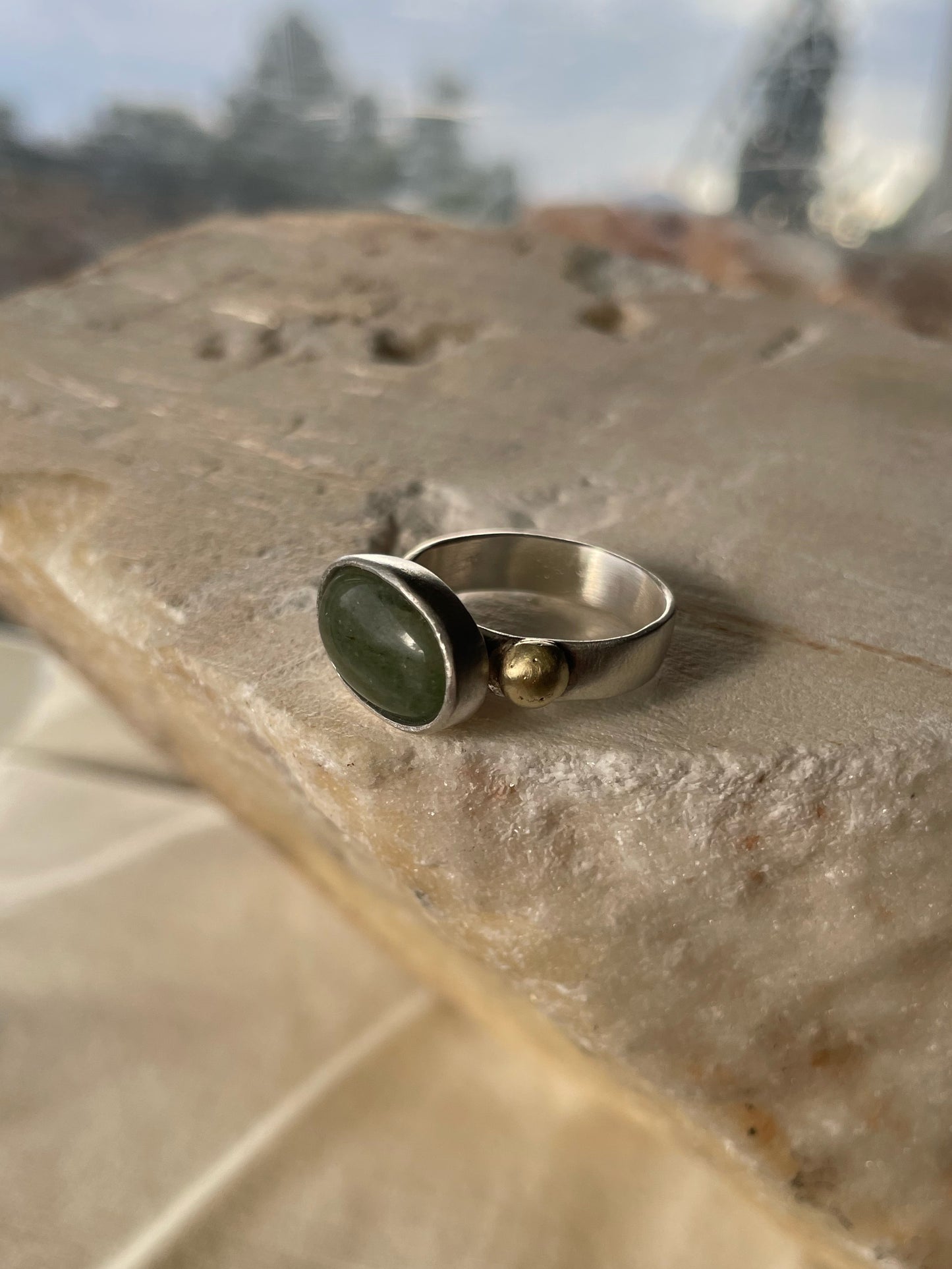 Green love ring