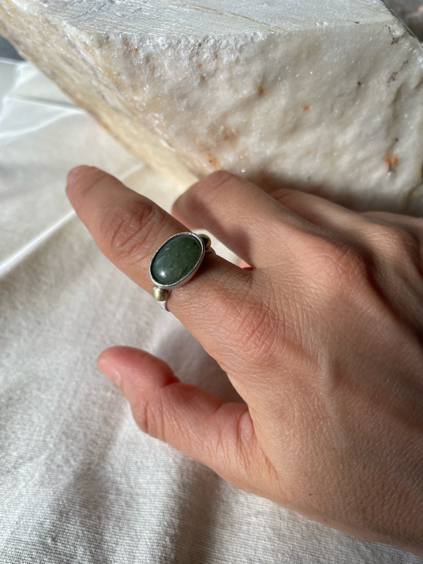 Green love ring