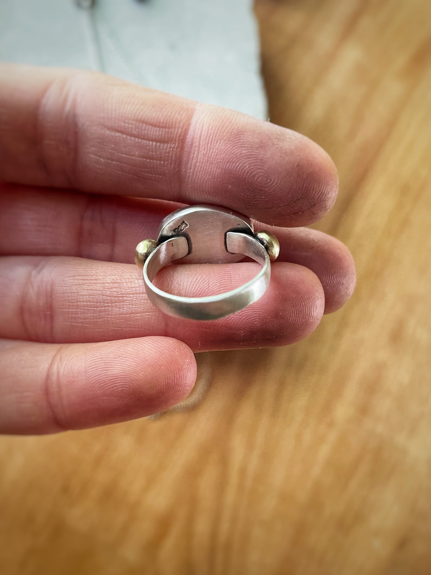 Amethyst silver ring