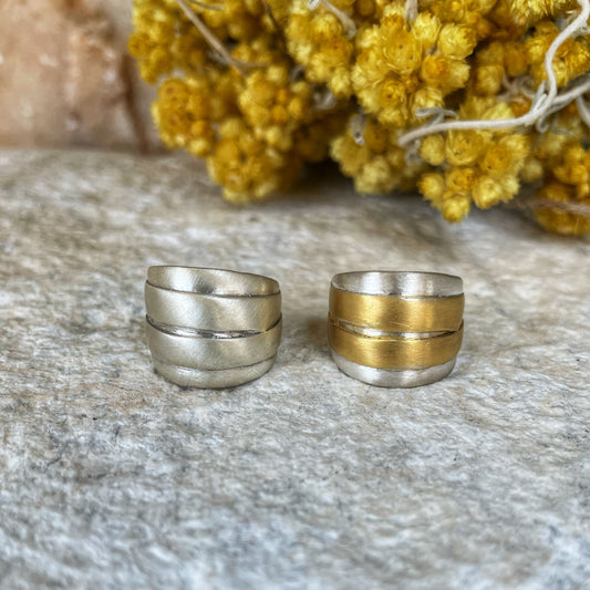 Double chevalier ring