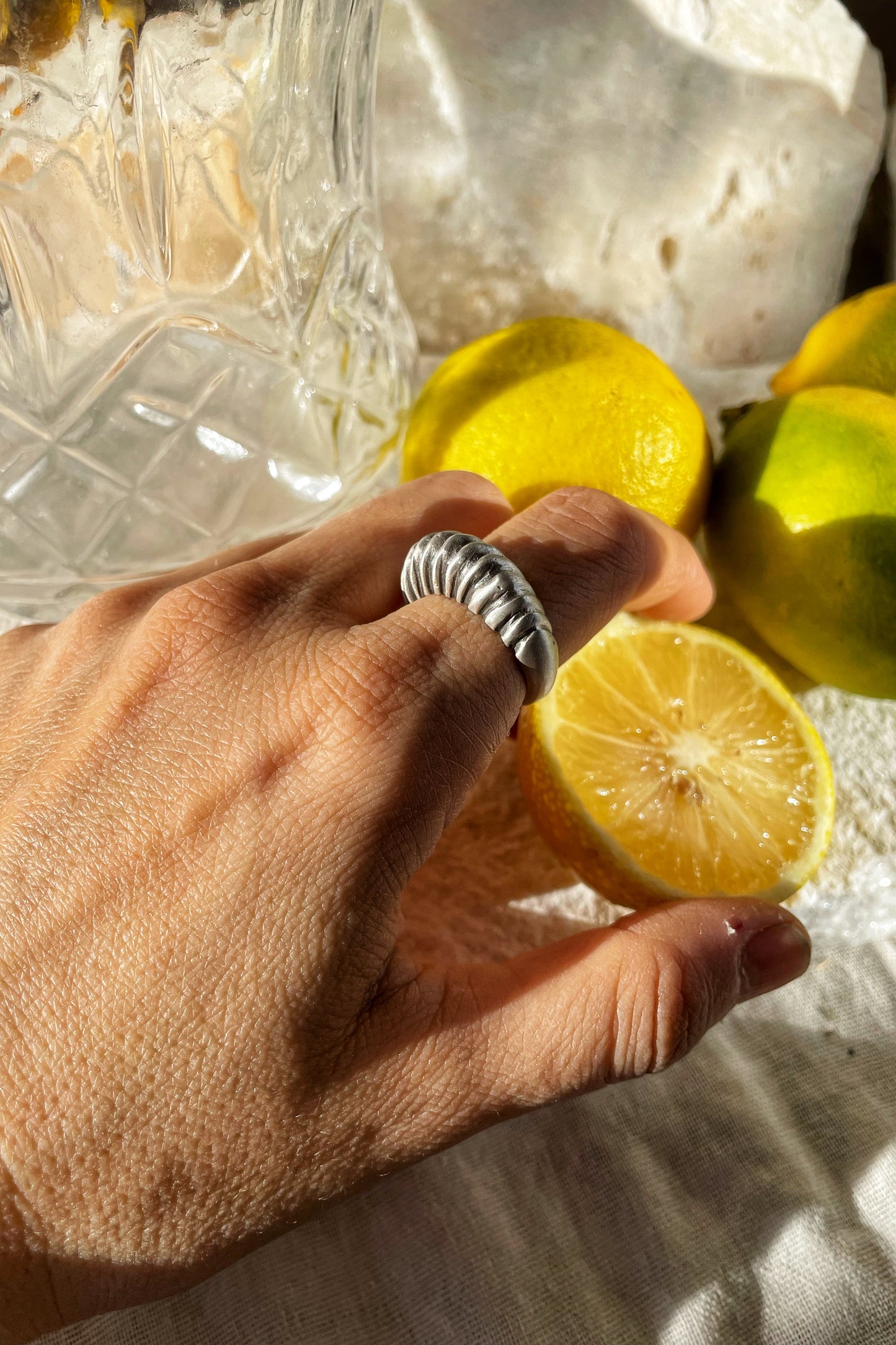 Filippos silver ring