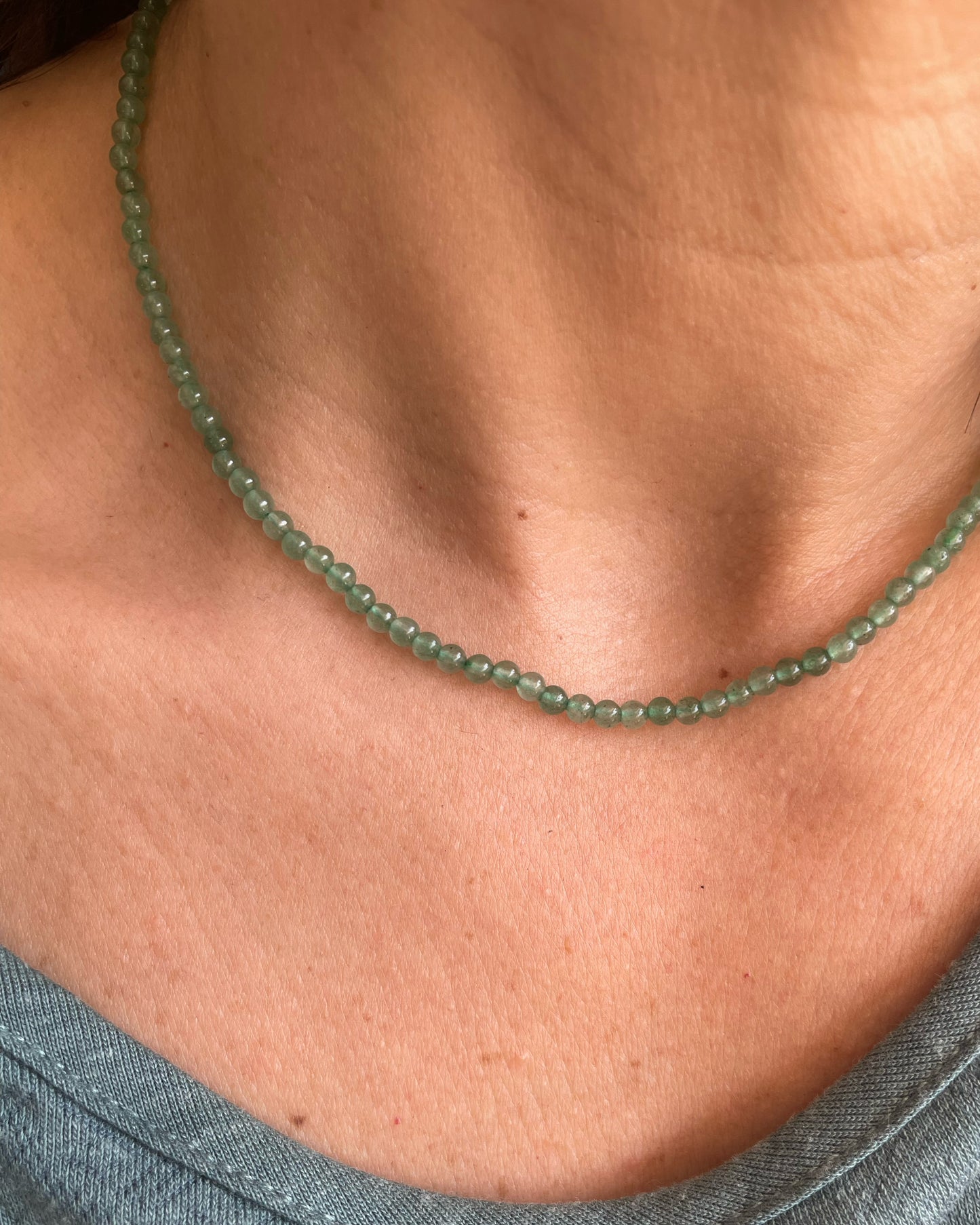 Green aura necklace