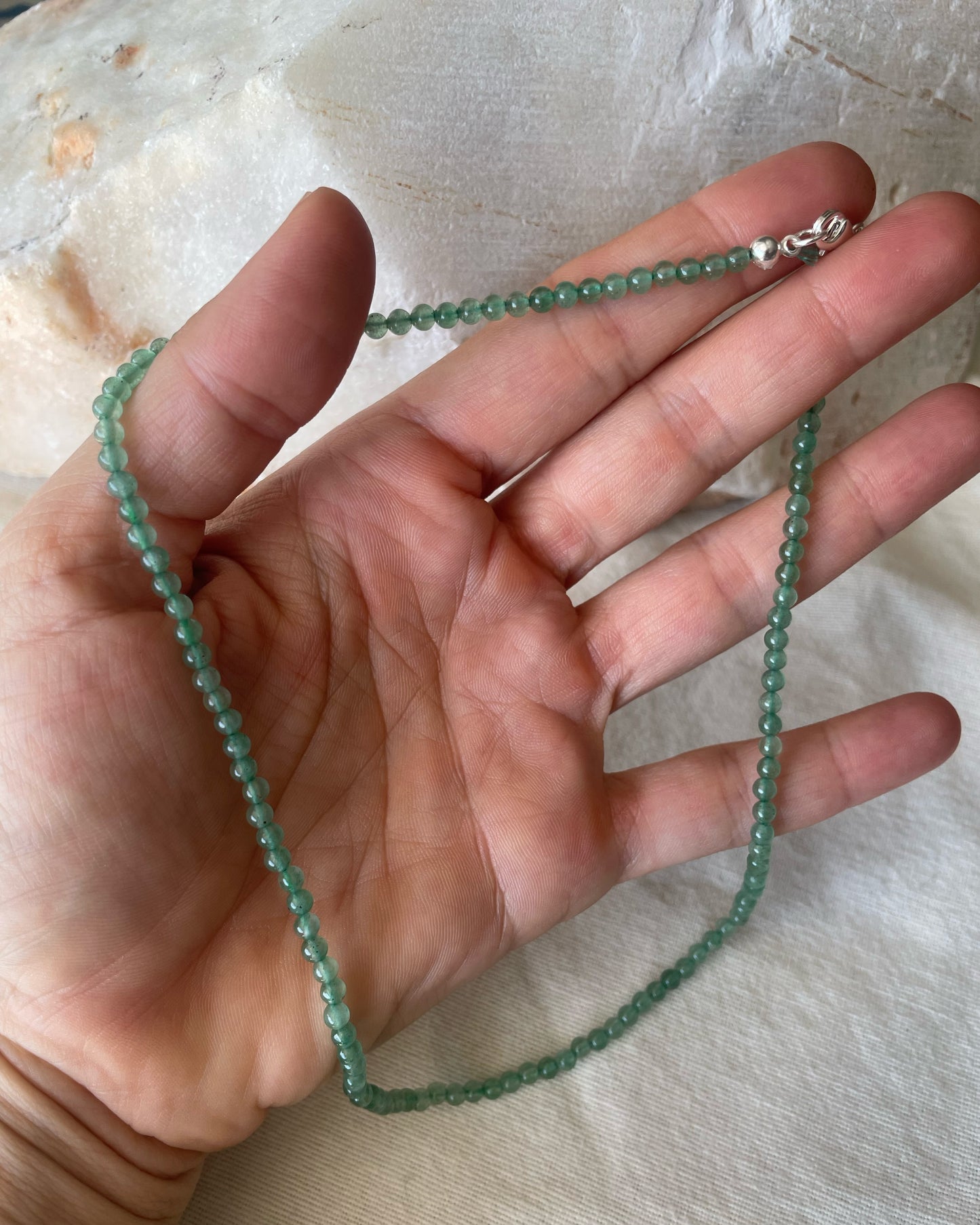 Green aura necklace