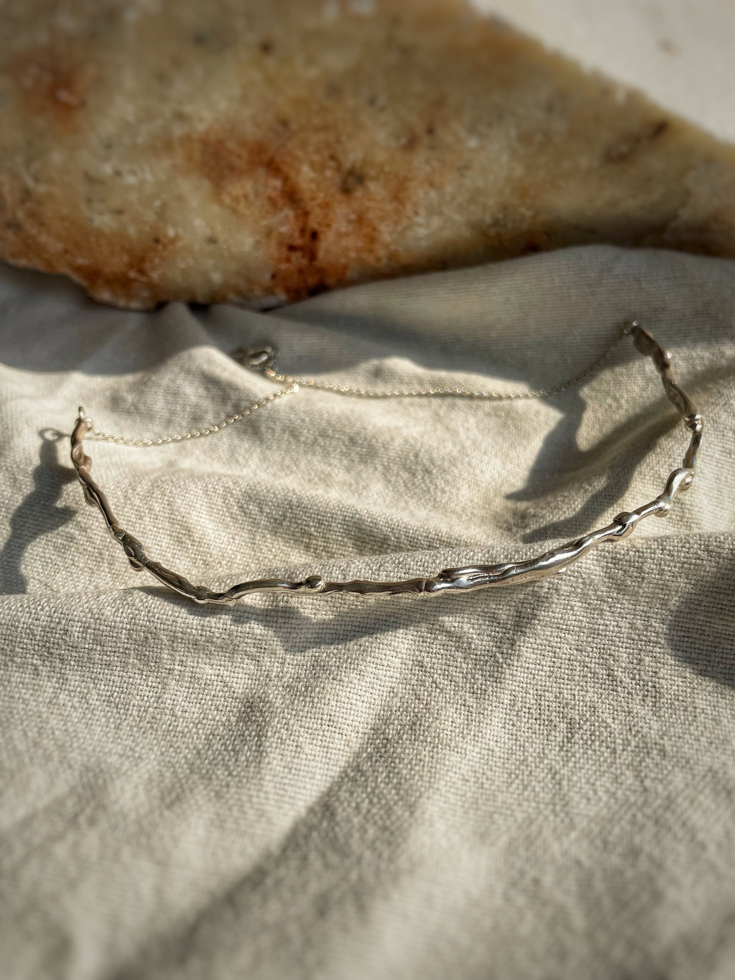 Silver Branch Choker
