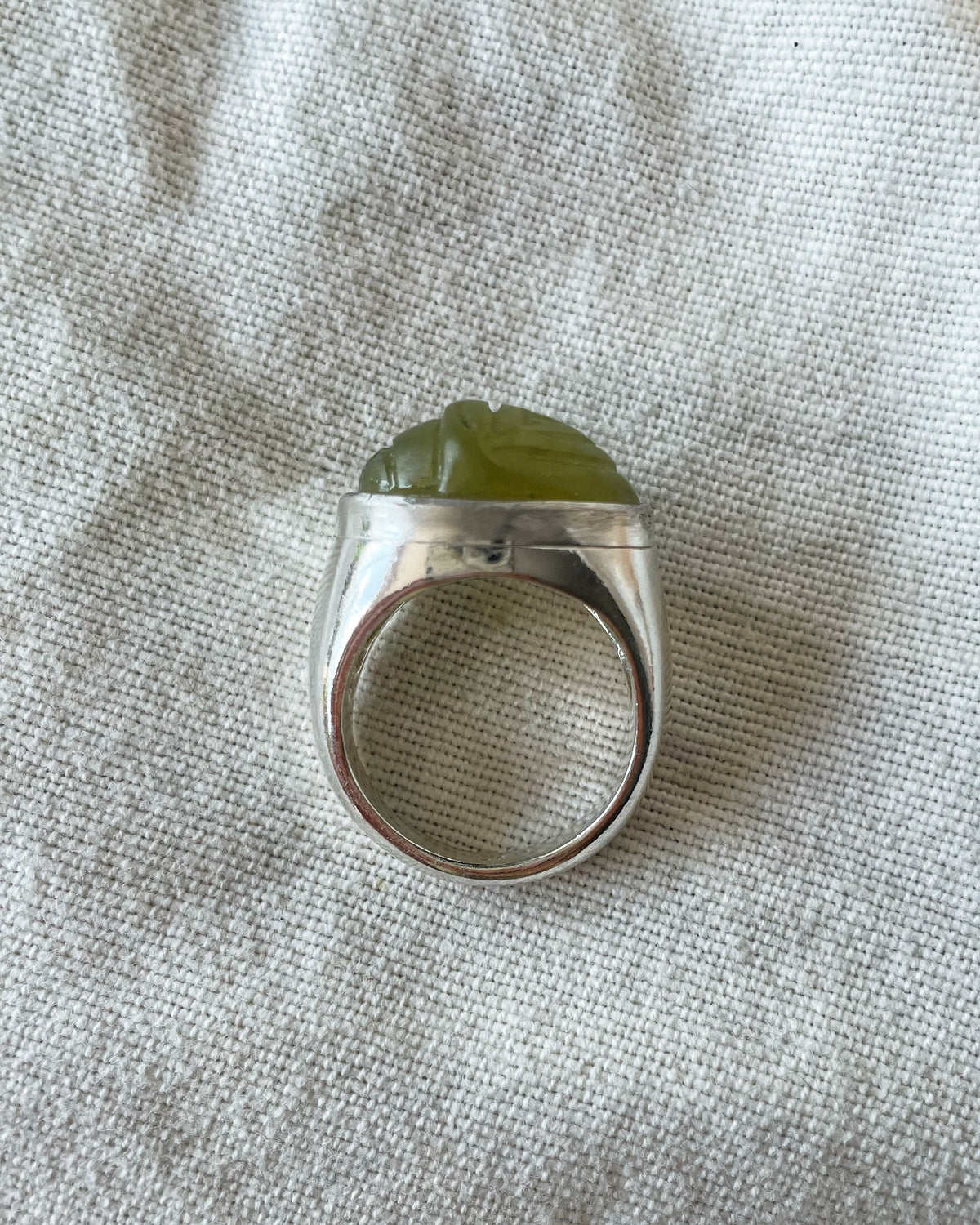 Scarab amulet ring