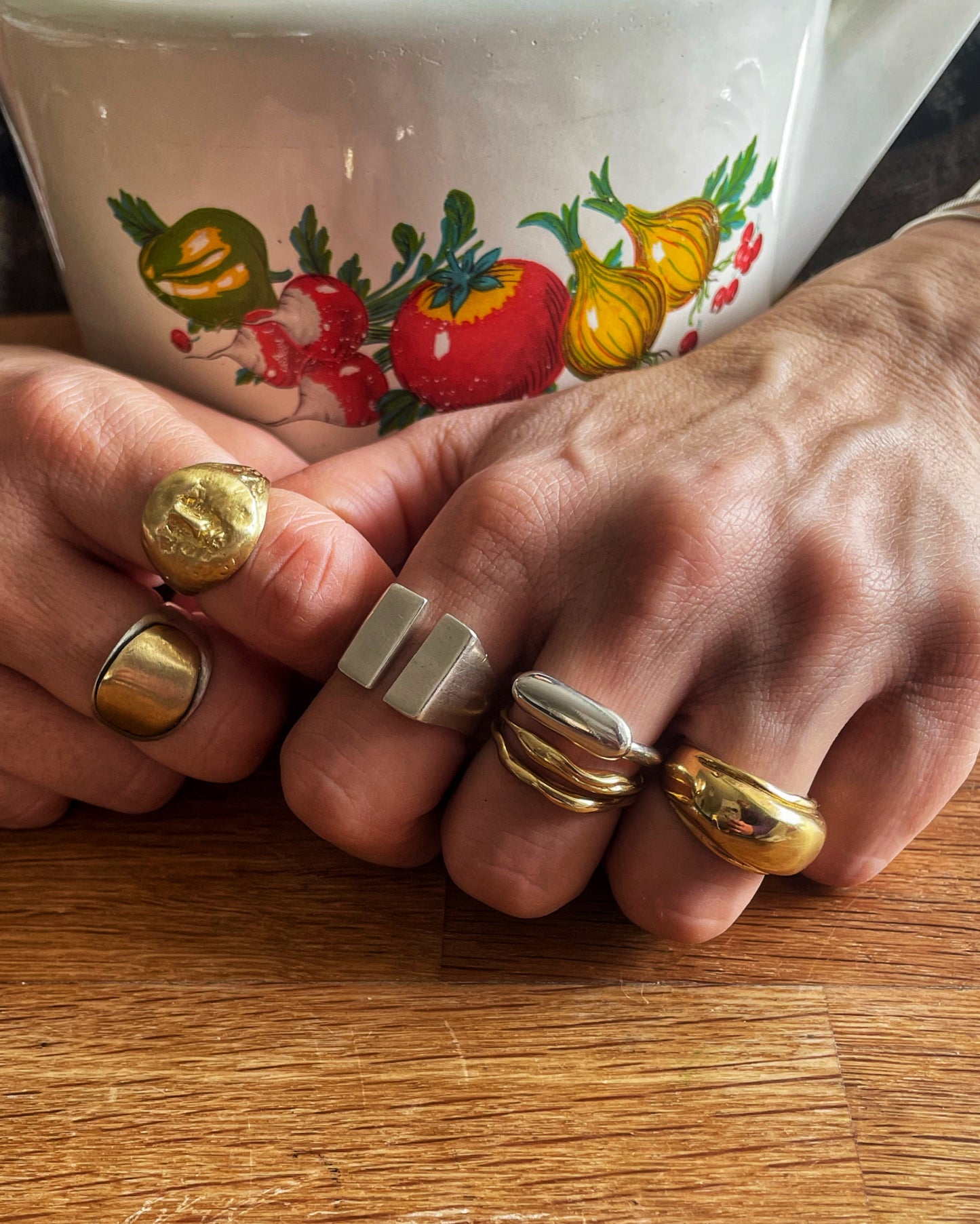 Katerina gold ring